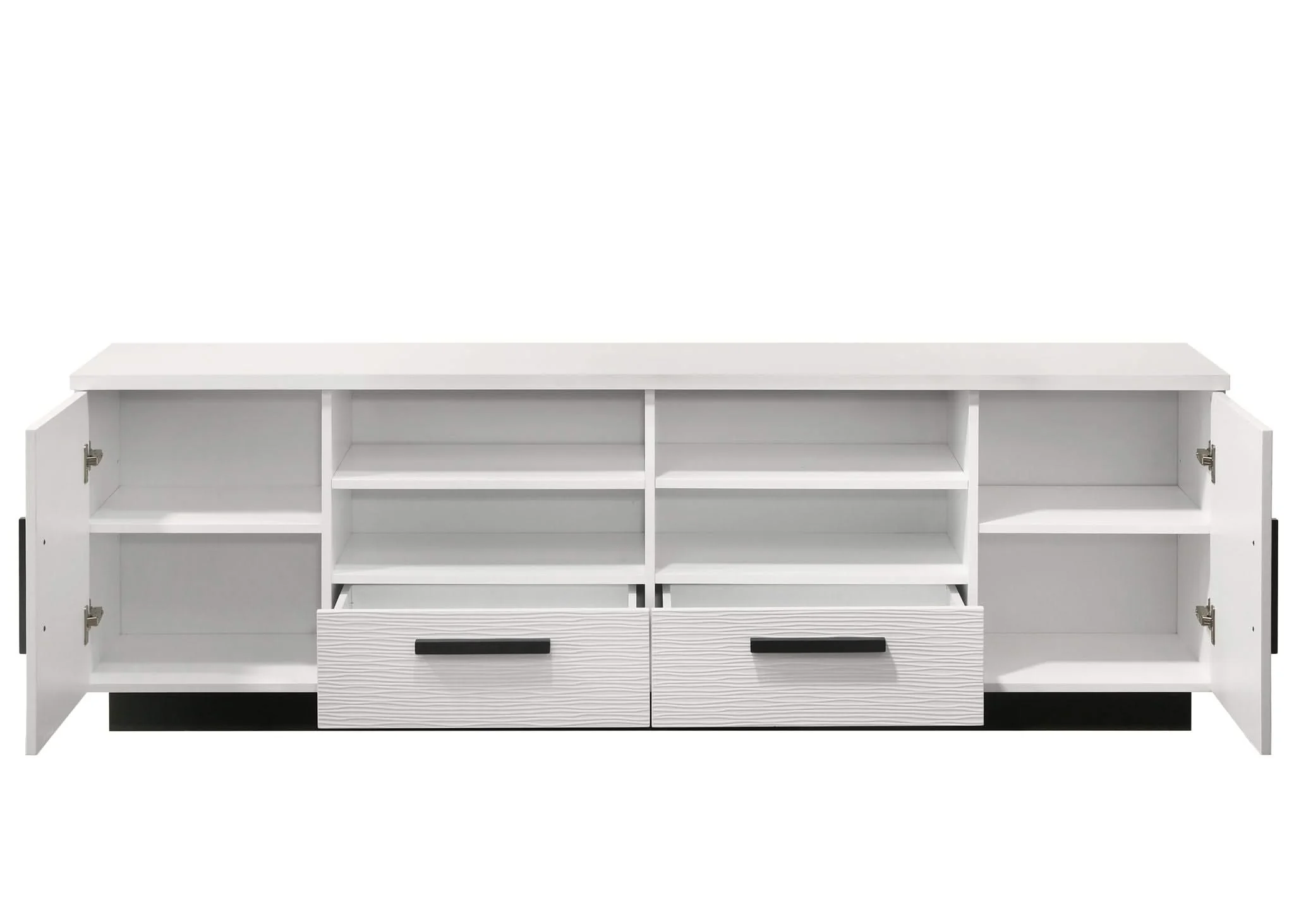 Matilda - TV Stand With Drawers - White Finish - Image 4