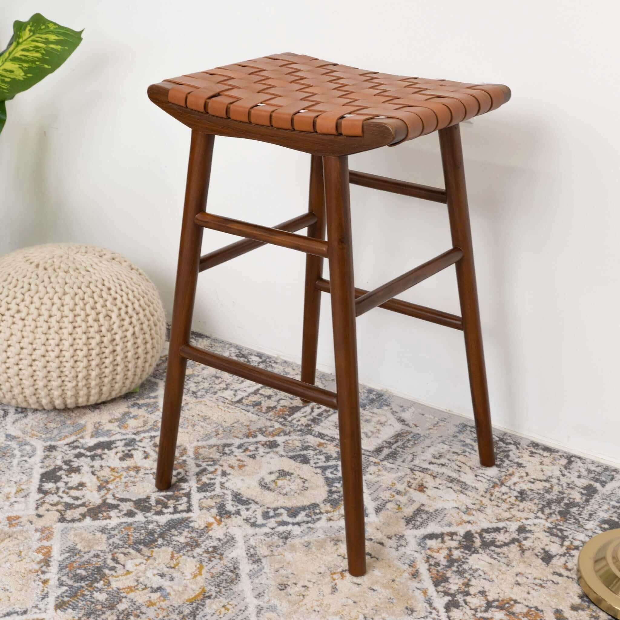 Maya - Stool - Rustic / Tan - Image 2