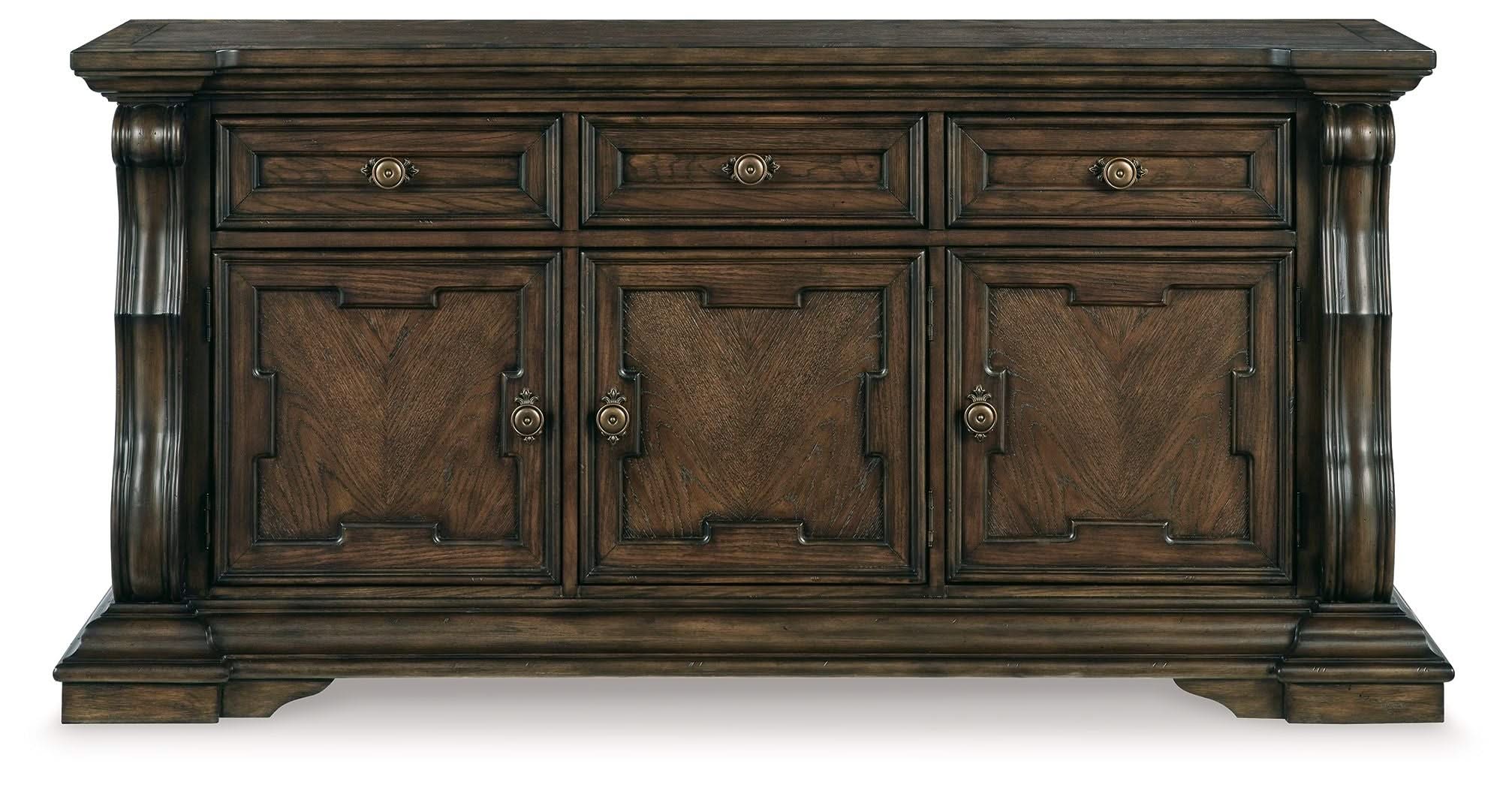 Maylee - Dining Room Buffet - Dark Brown - Image 3