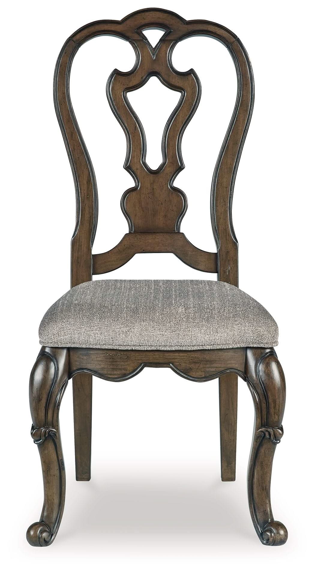 Maylee - Dining Upholstered Side Chair (Set of 2) - Dark Brown - Image 3