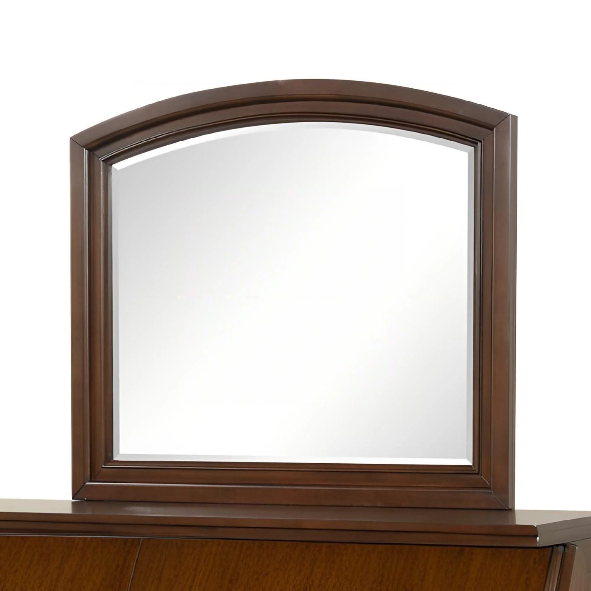 Meade - Arch Mirror With Low Distortion Glass - Dark Cherry - Image 2