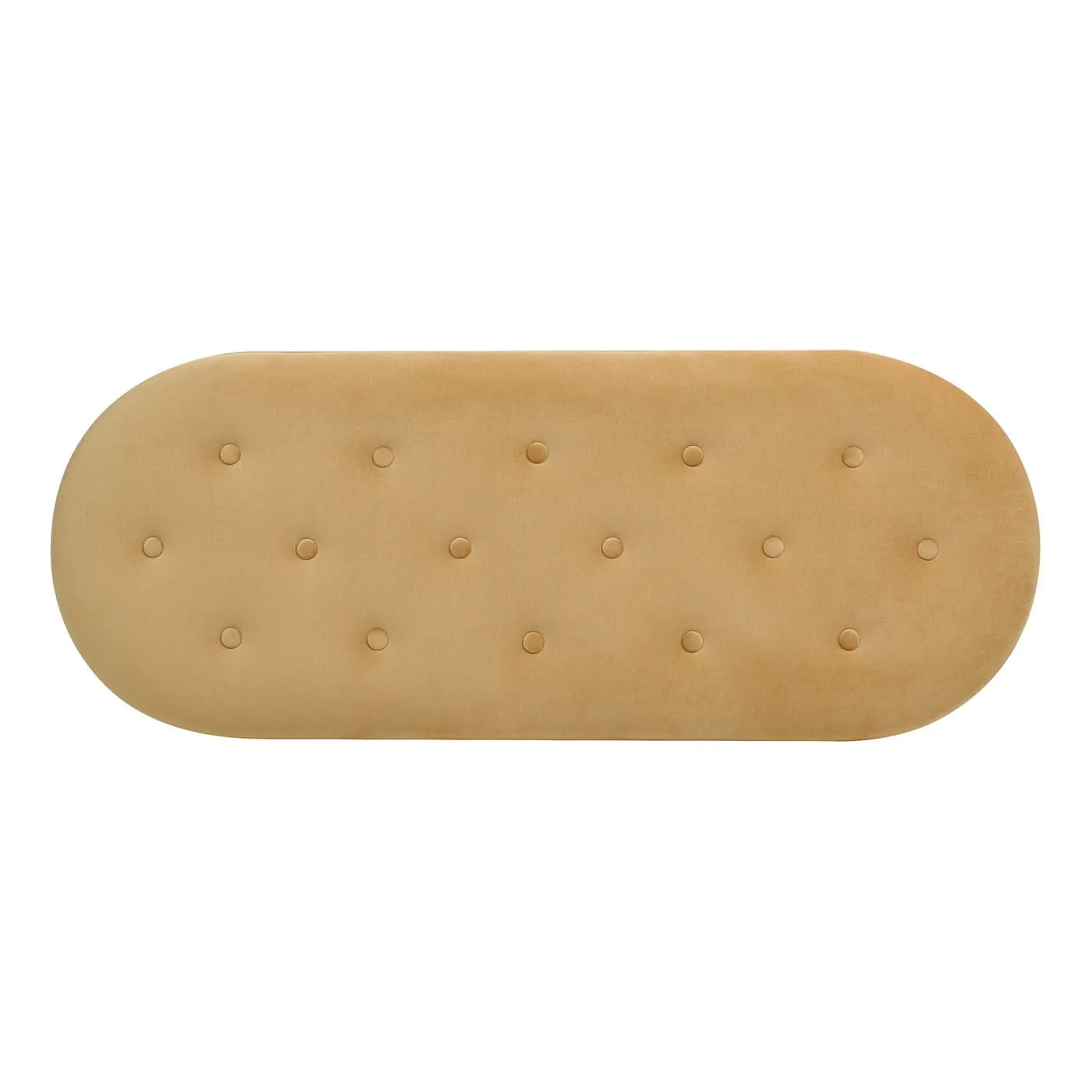 Melinda - Oval Tufted Bullion Fringe Storage Bench - Image 6