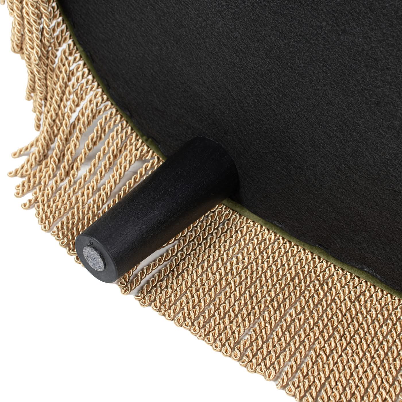 Melinda - Oval Tufted Bullion Fringe Storage Bench - Image 8