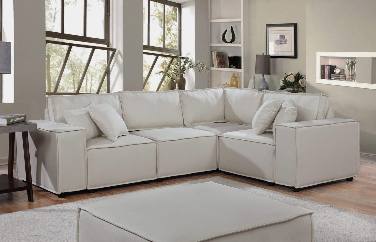 Melrose - Modular Sectional Sofa With Ottoman - Image 3