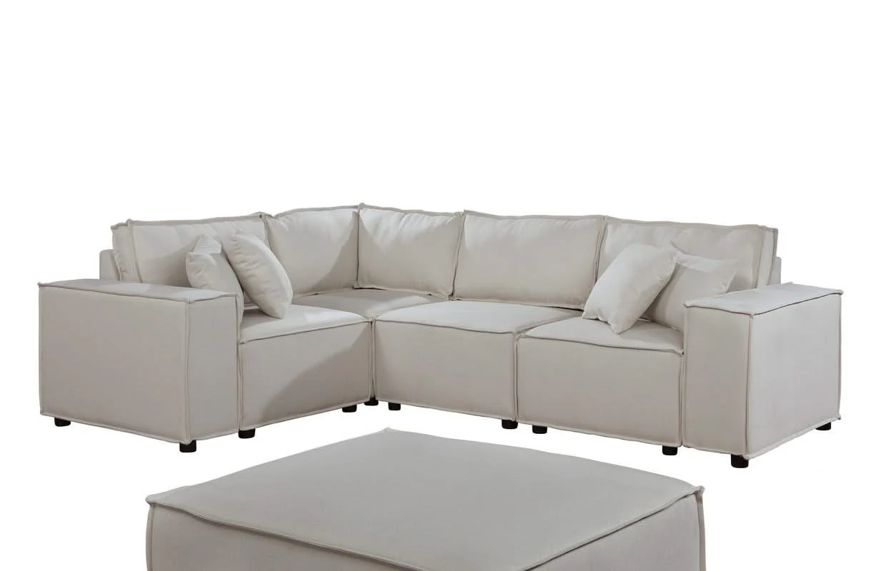 Melrose - Modular Sectional Sofa With Ottoman - Image 8