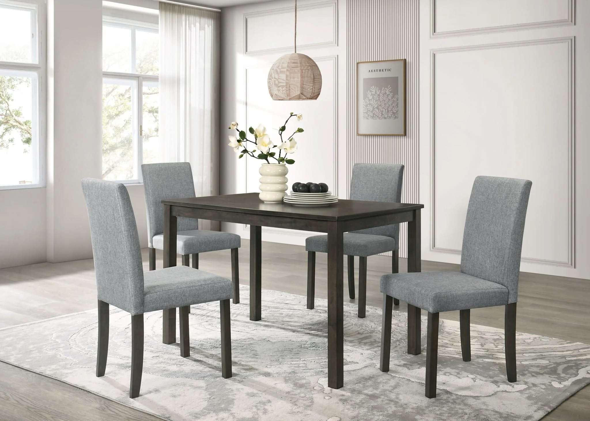 Melshire - Dining Table - Dark Brown - Image 2