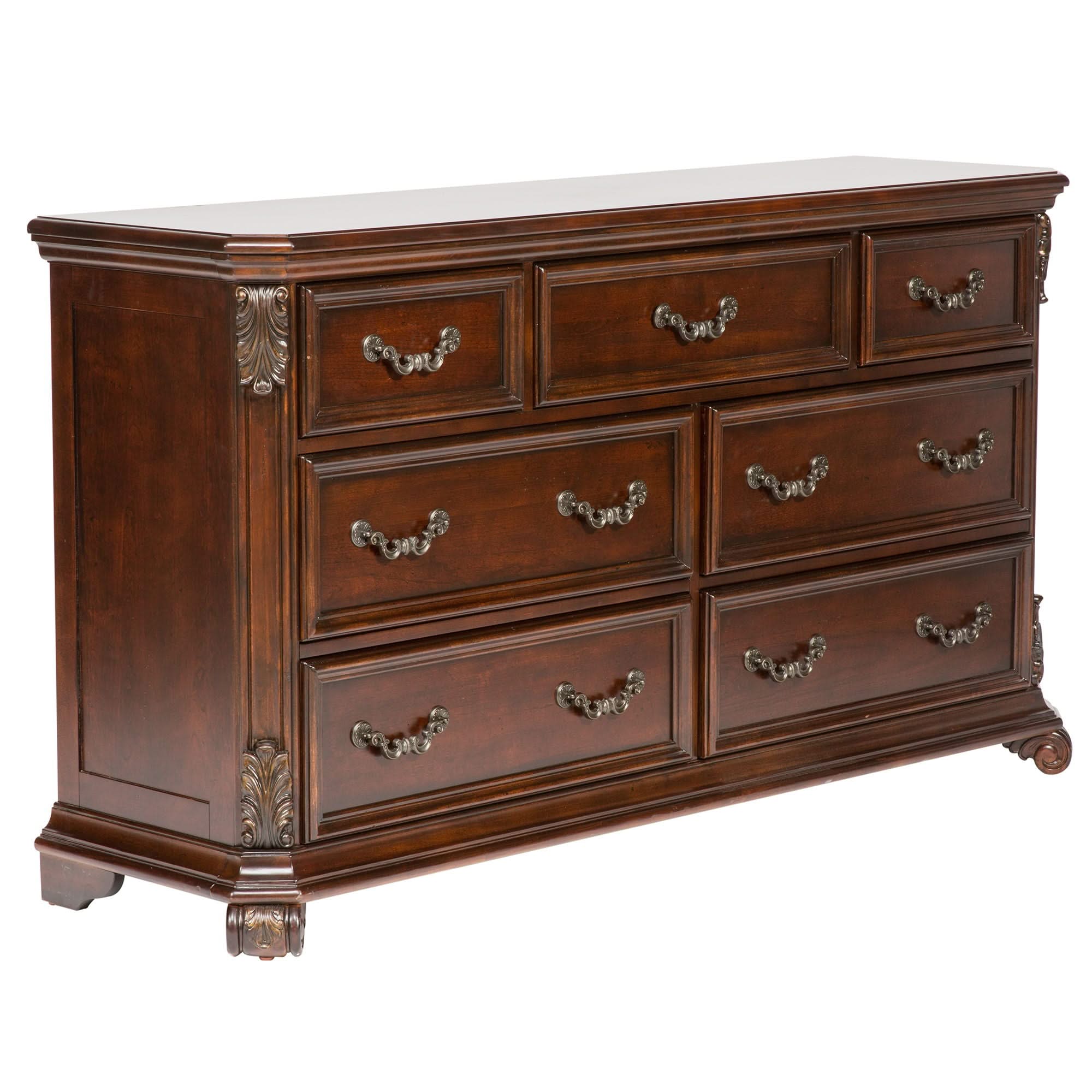 Messina Estates - 7 Drawer Dresser - Dark Brown - Image 2
