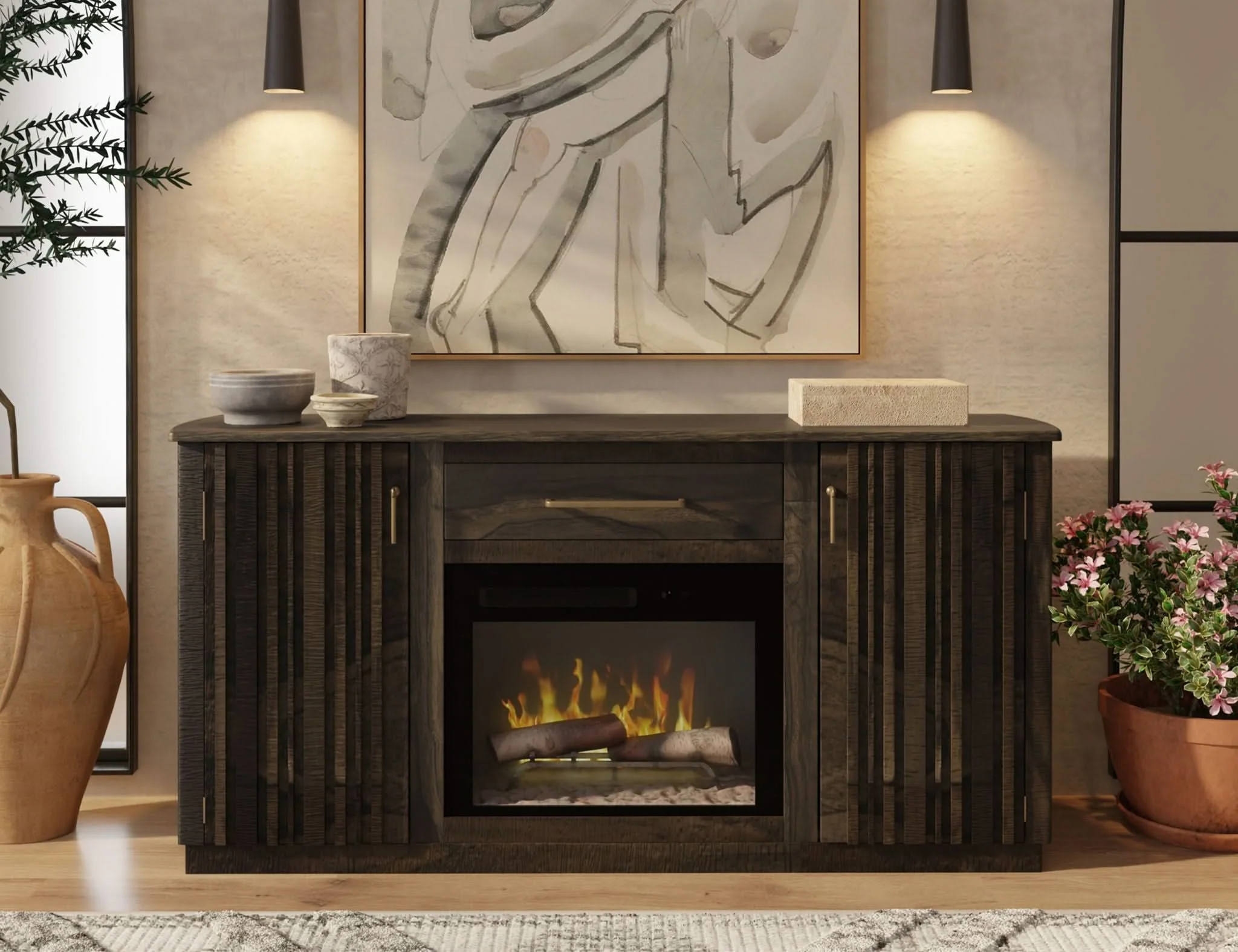 Mezquite - 70" Electric Fireplace - Image 2