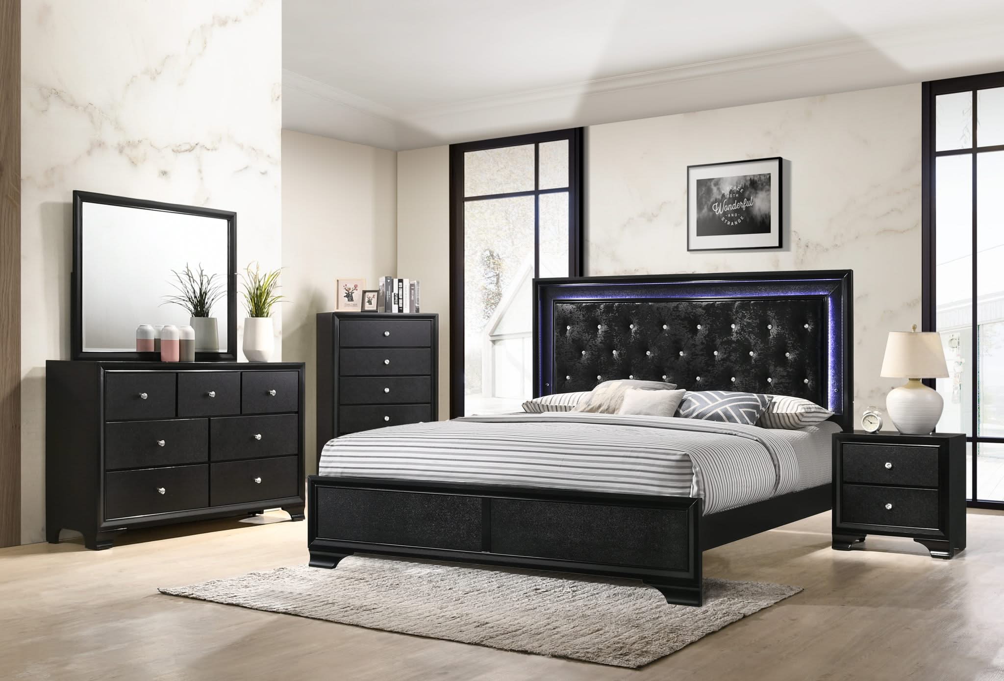 Micah - California King Bed - Black - Image 3