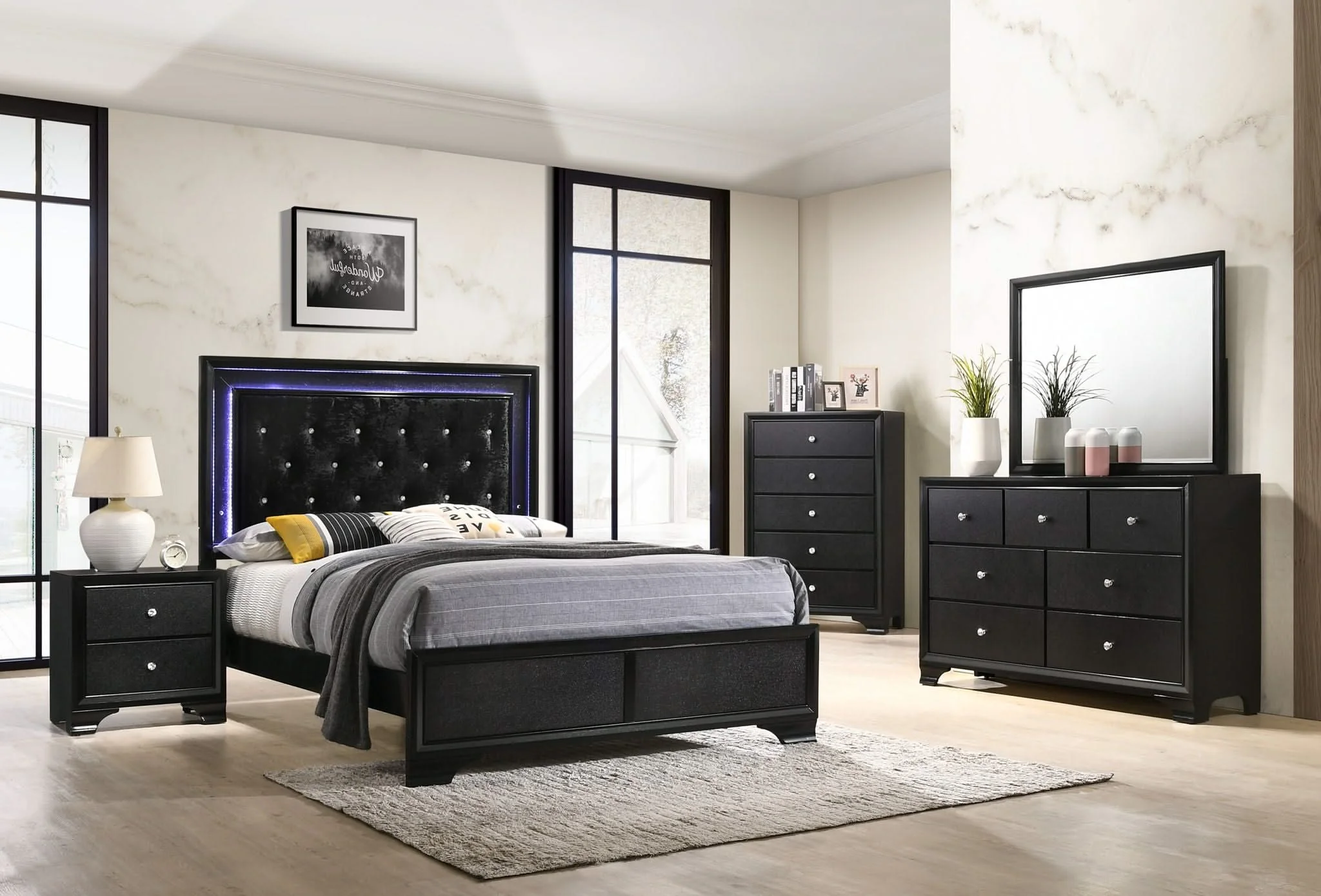 Micah - Dresser - Black - Image 3