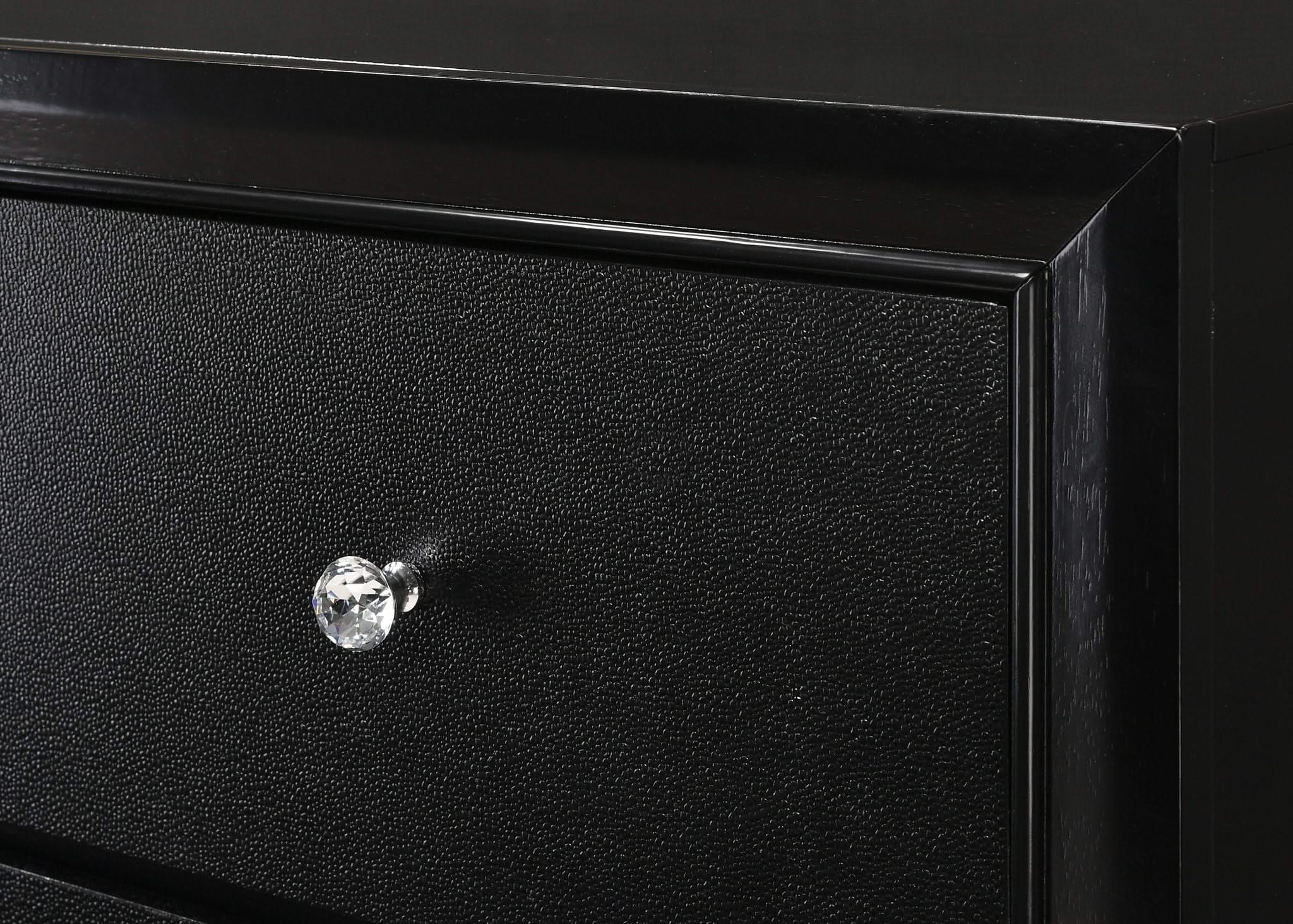 Micah - Twin 5 Piece Bedroom Set - Black - Image 4