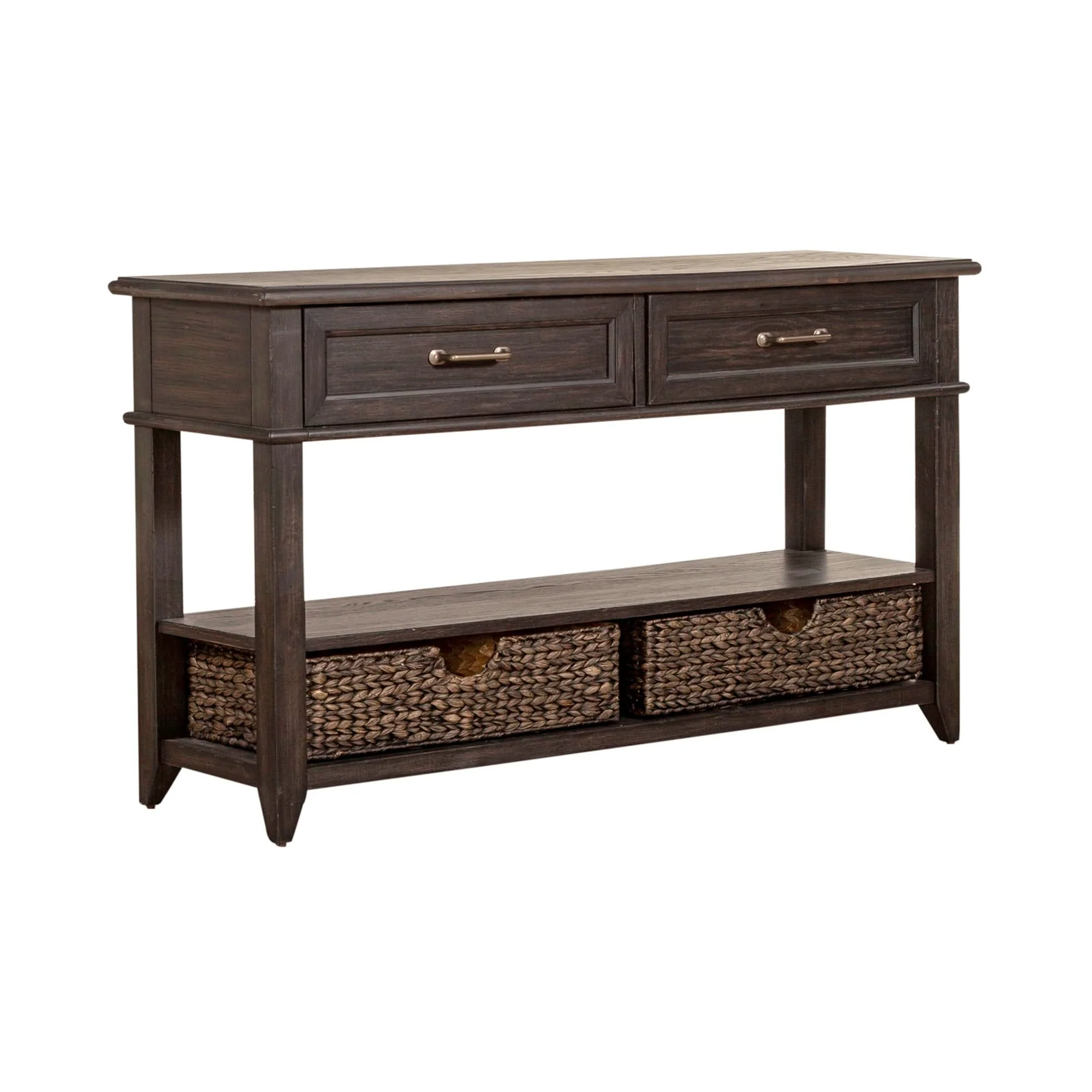 Mill Creek - 2 Drawer Sofa Table - Peppercorn - Image 2
