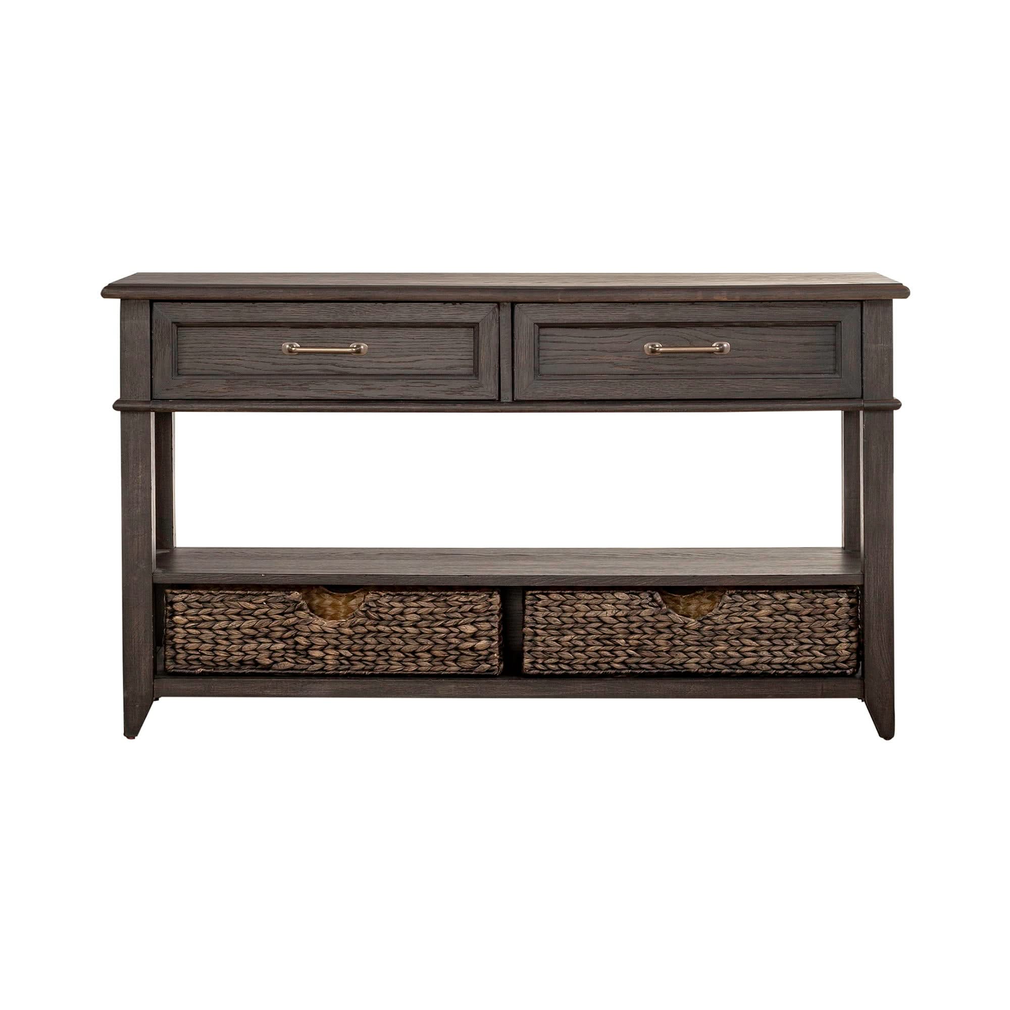 Mill Creek - 2 Drawer Sofa Table - Peppercorn - Image 3