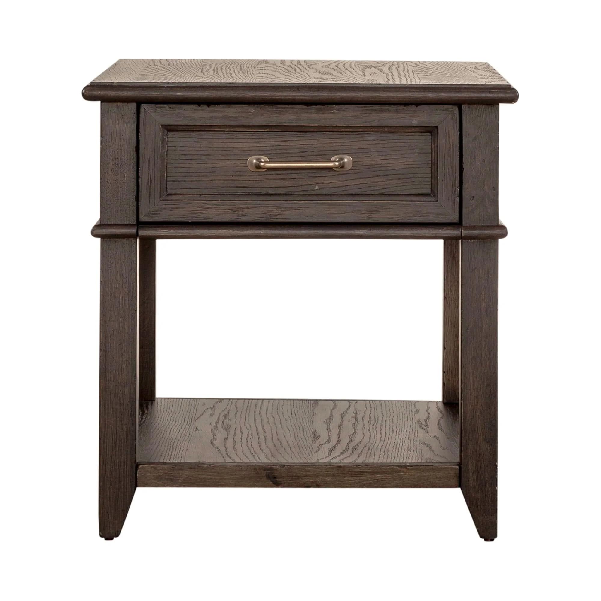 Mill Creek - Drawer End Table - Peppercorn - Image 3