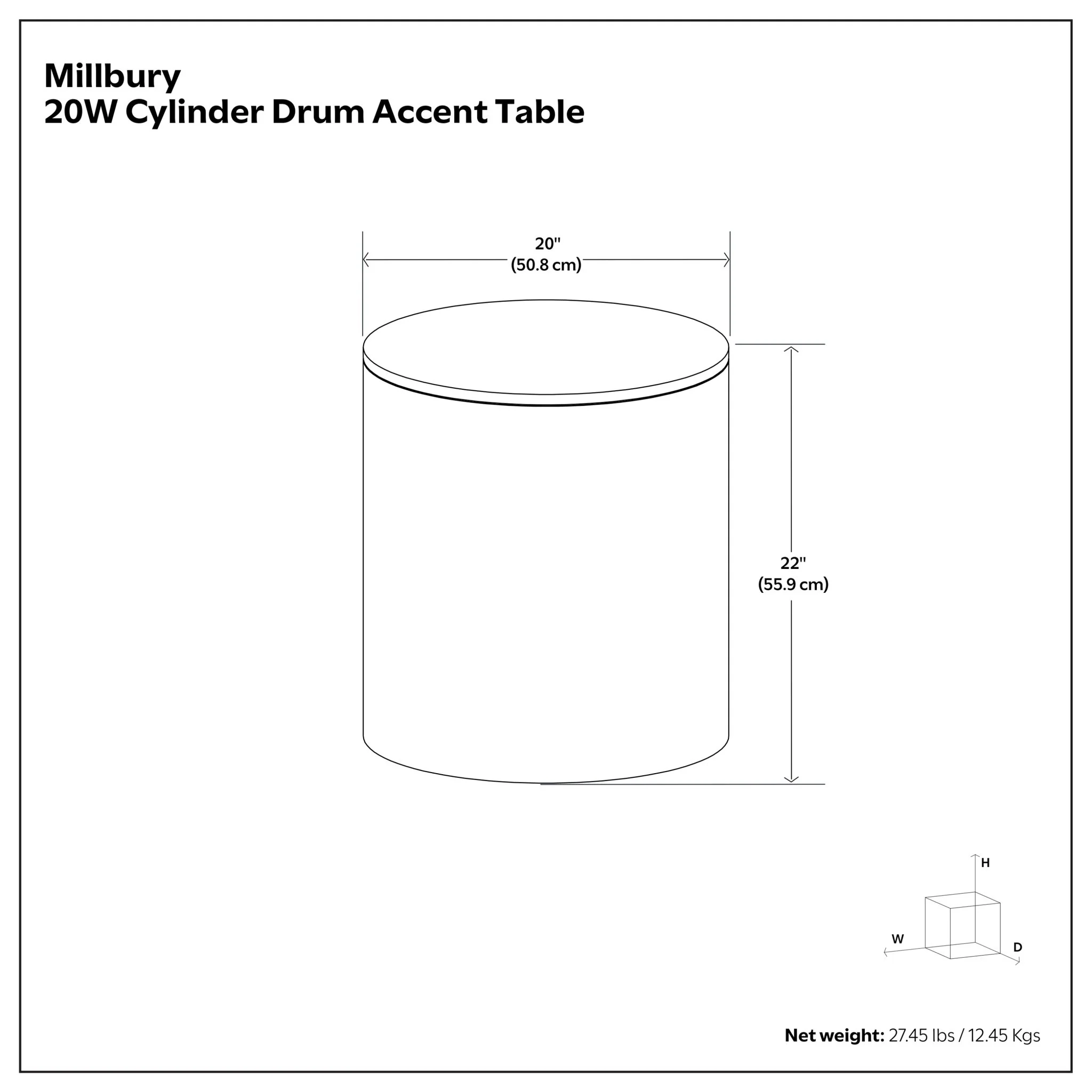 Millbury - Side Table - Image 6