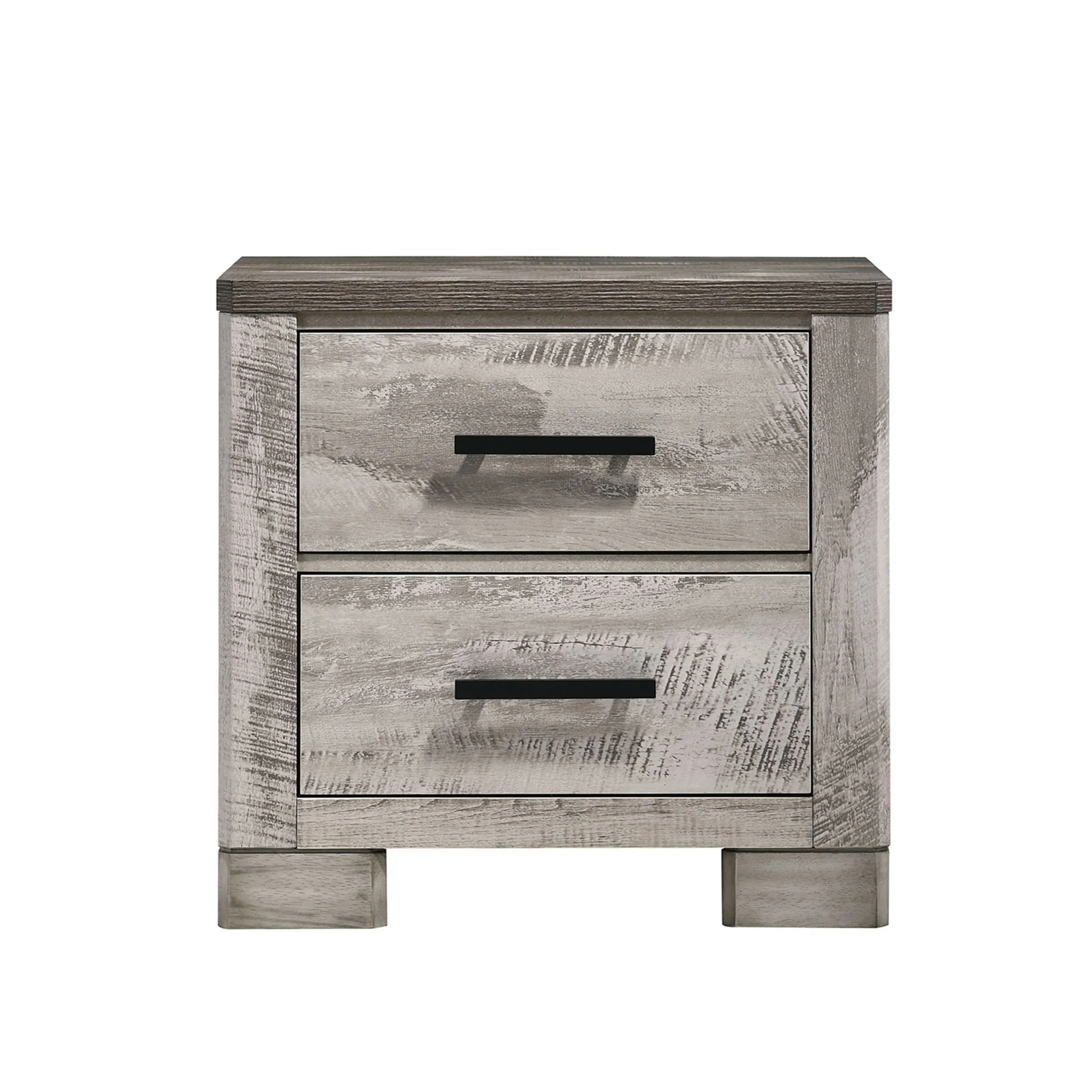 Millers Cove - 2-Drawer Nightstand - Distressed Gray - Image 4