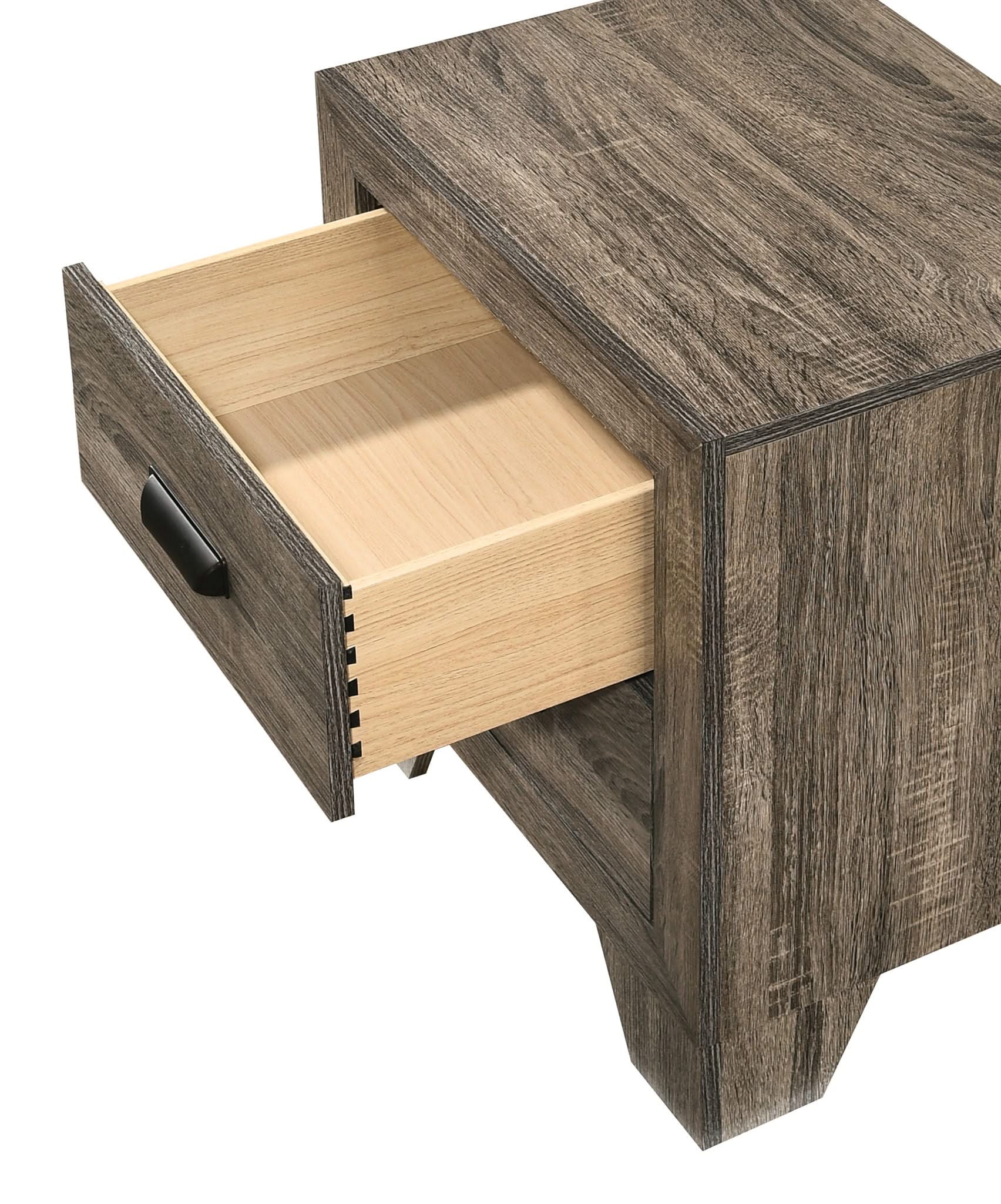 Millie - Nightstand - Warm Gray - Image 4