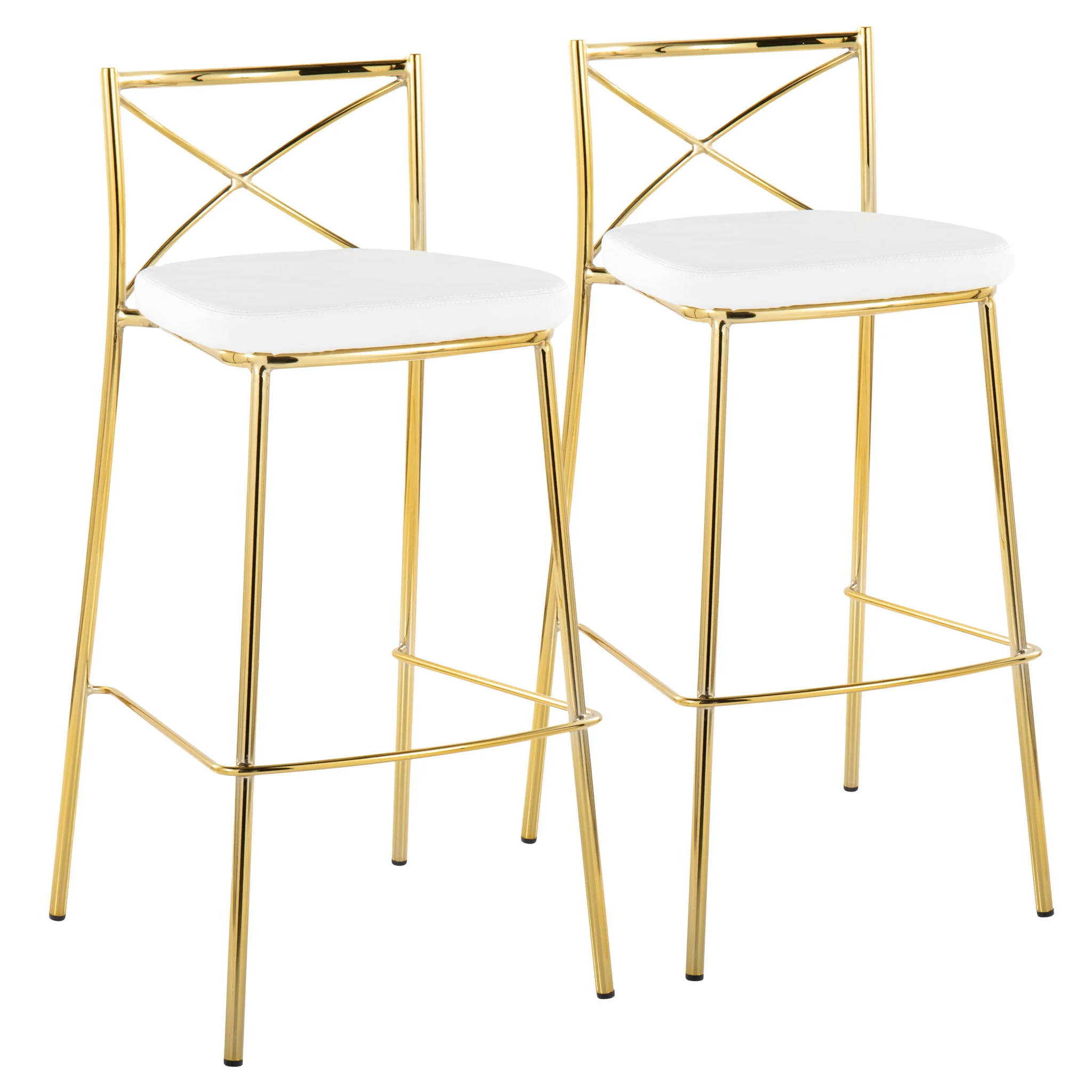 Modern Charlotte - Contemporary Fixed Height Barstool (Set of 2) - Image 5