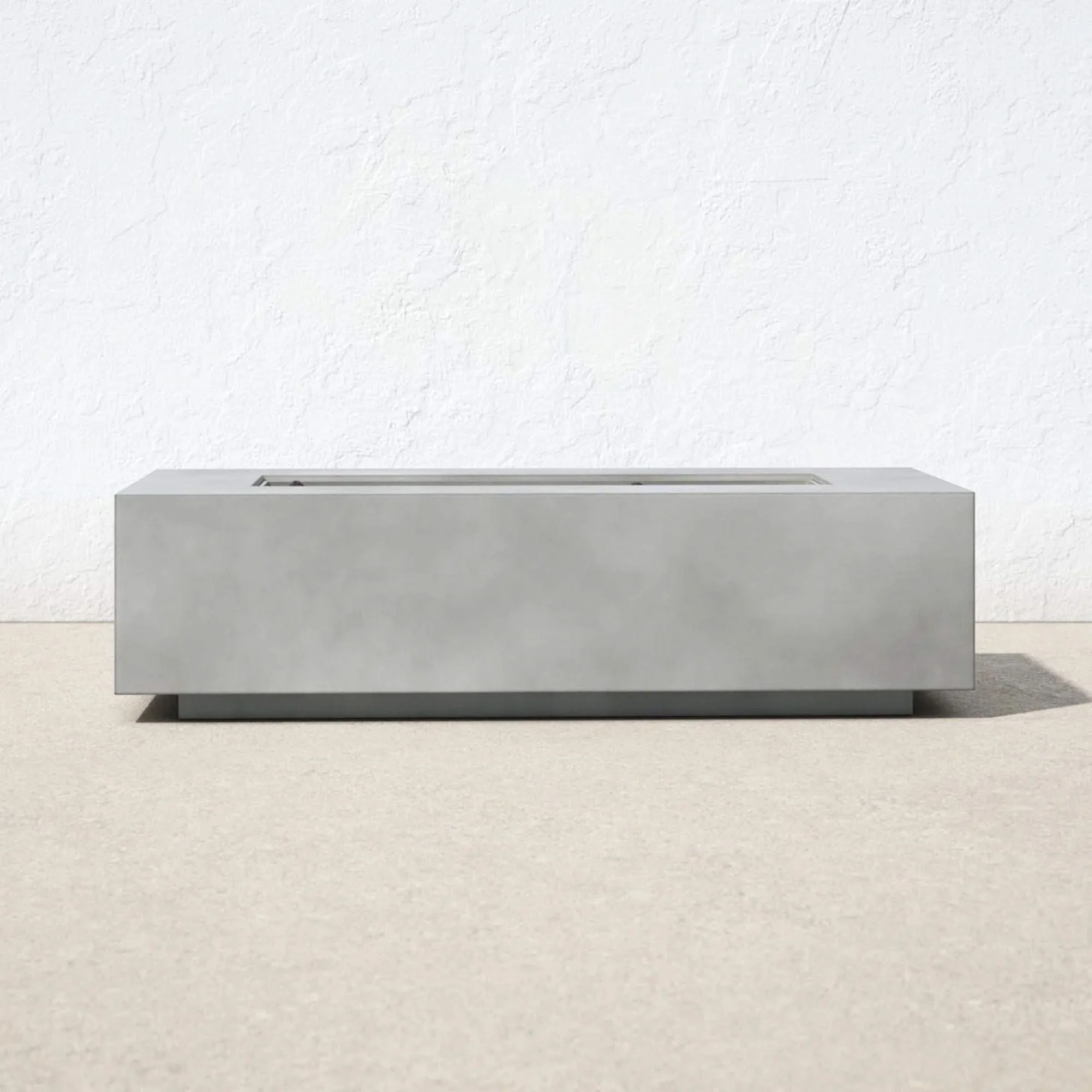 Modern Concrete Design Propane Outdoor Fire Pit Table