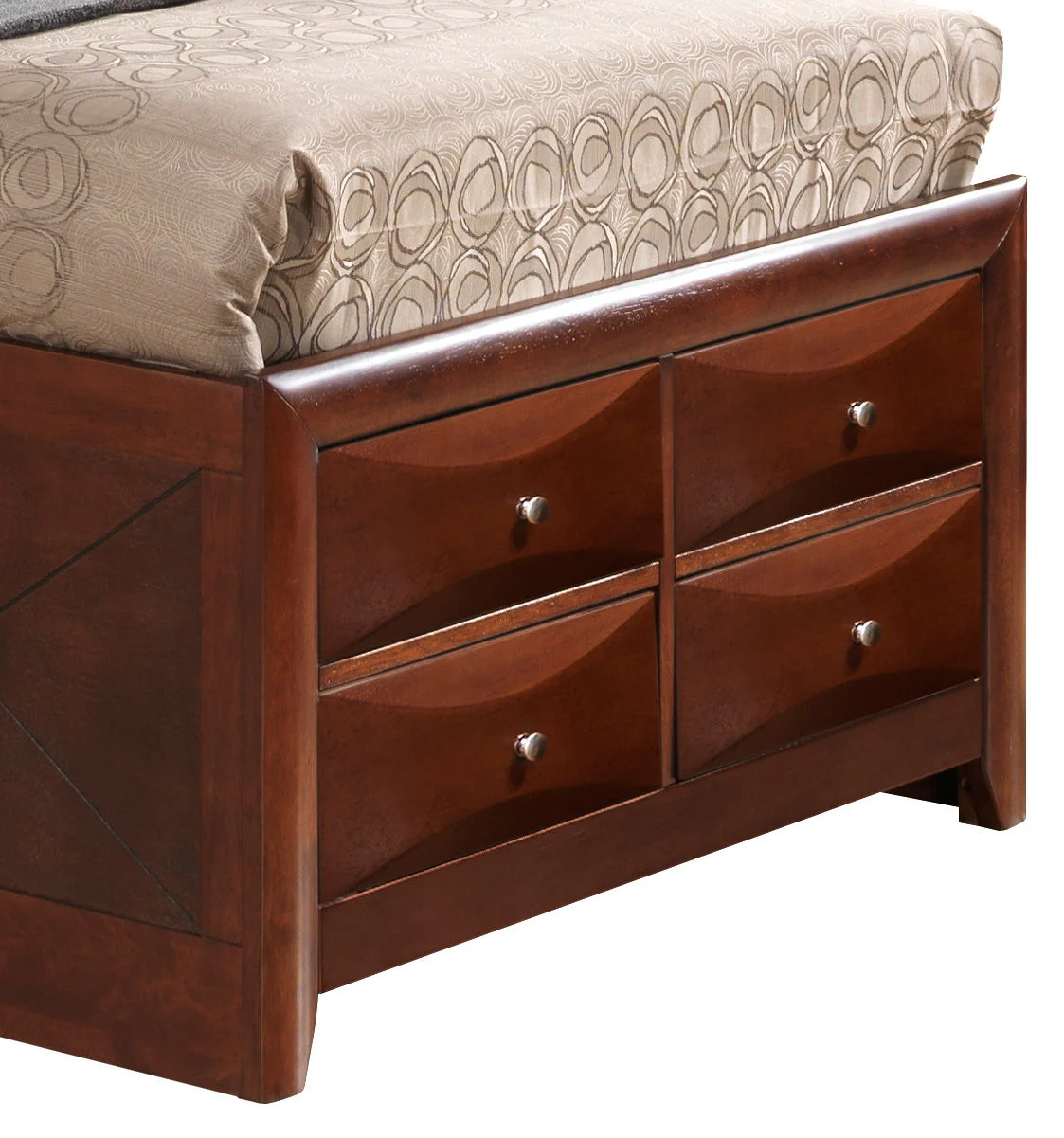 Modern Design Storage Bed With Bookcase Headboard - Image 17