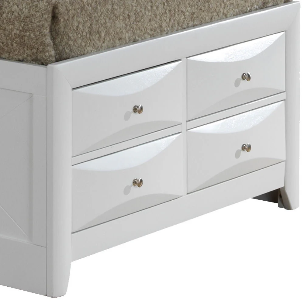 Modern Design Storage Bed With Bookcase Headboard - Image 24