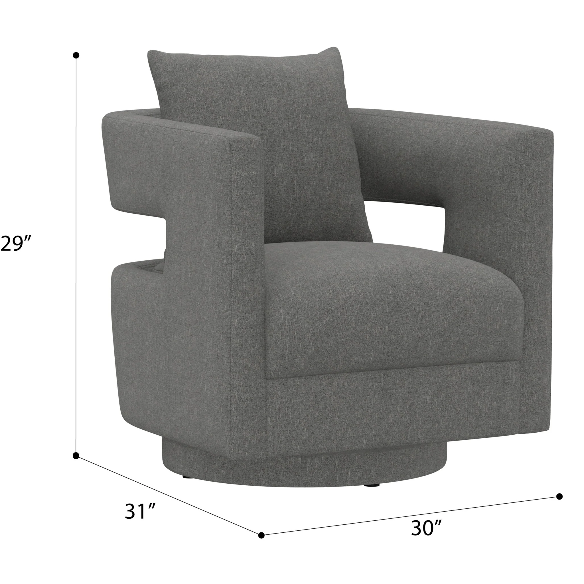 Modern Swivel Chair With Contemporary Design - Image 6