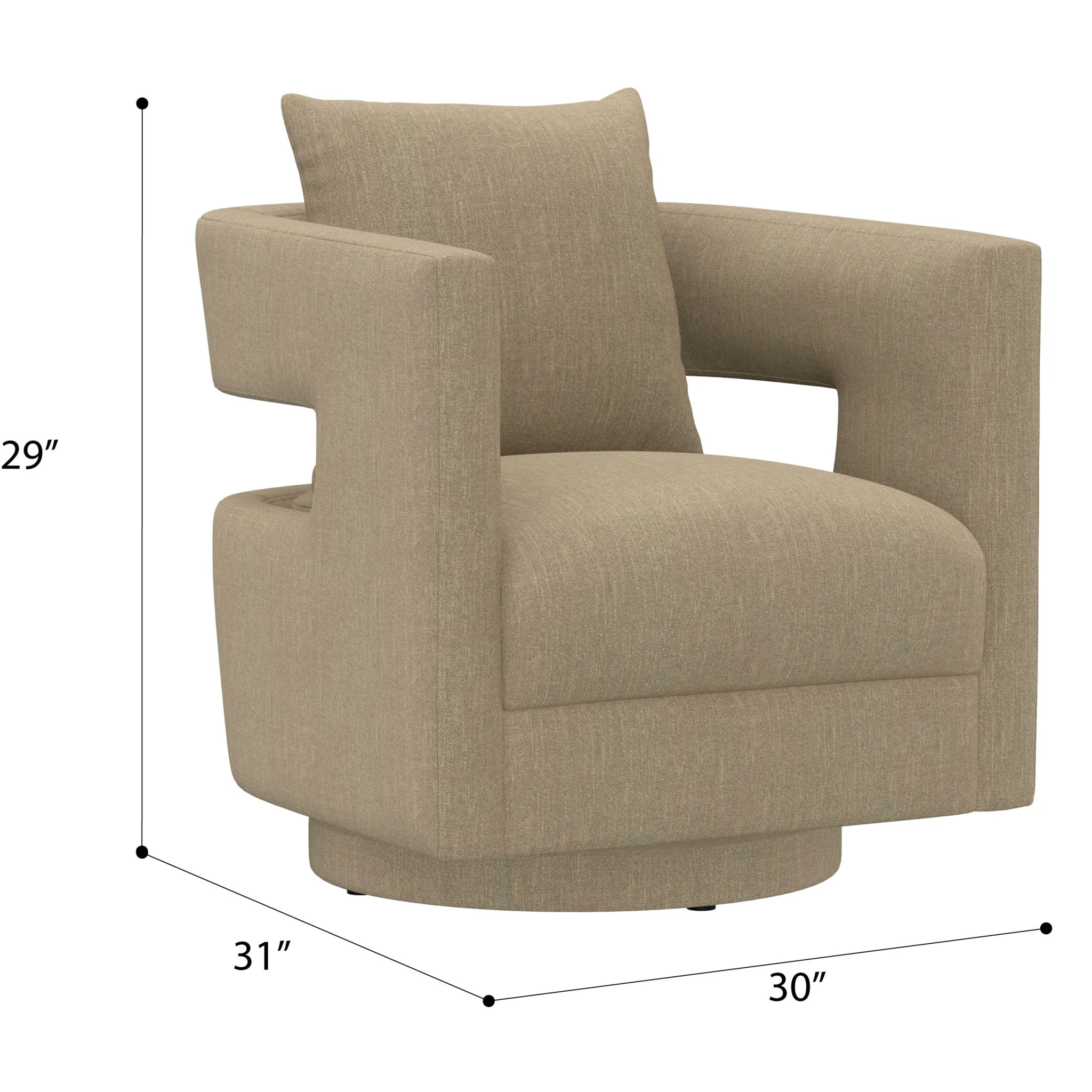 Modern Swivel Chair With Contemporary Design - Image 8