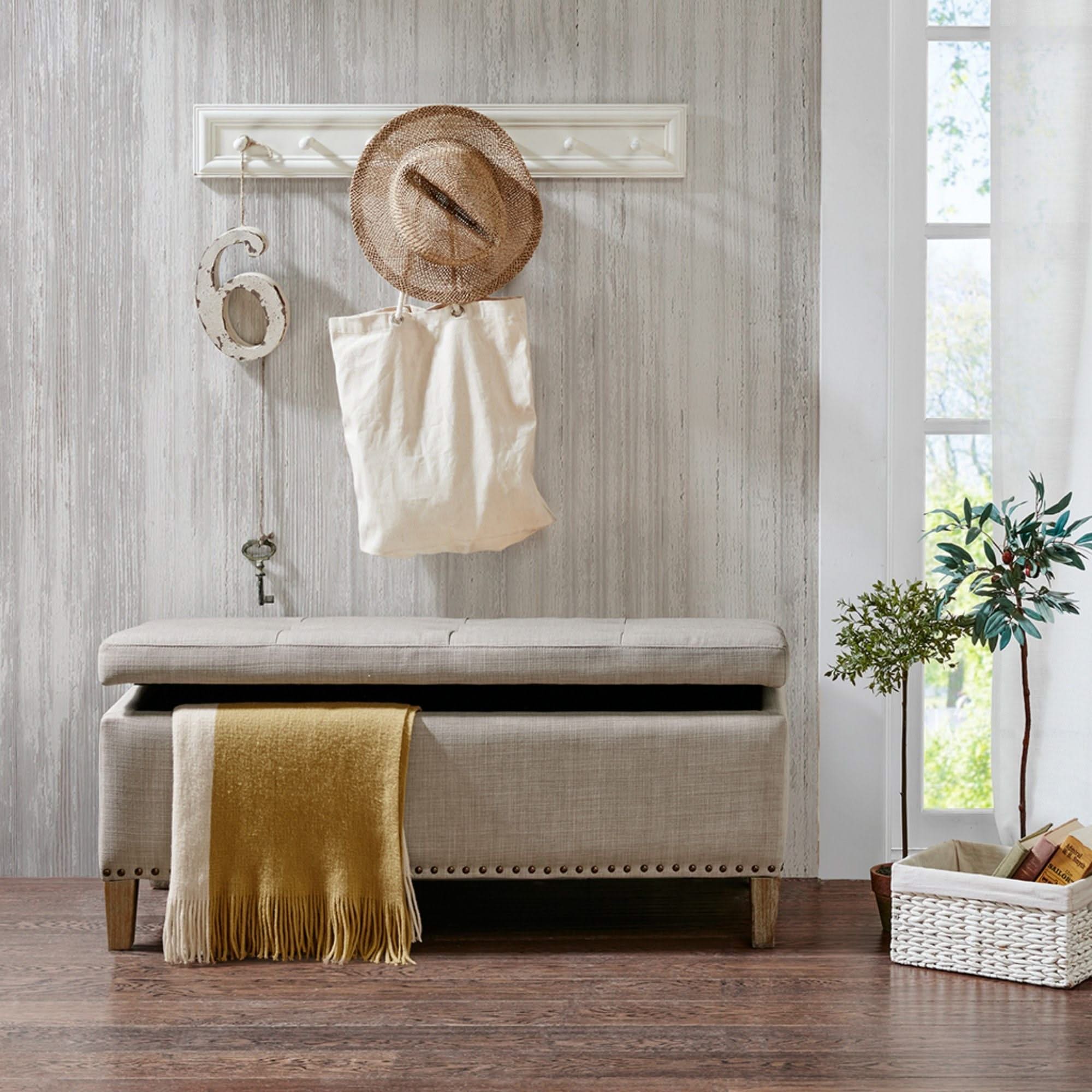 Modern Tufted Top Soft Close Storage Bench - Image 3