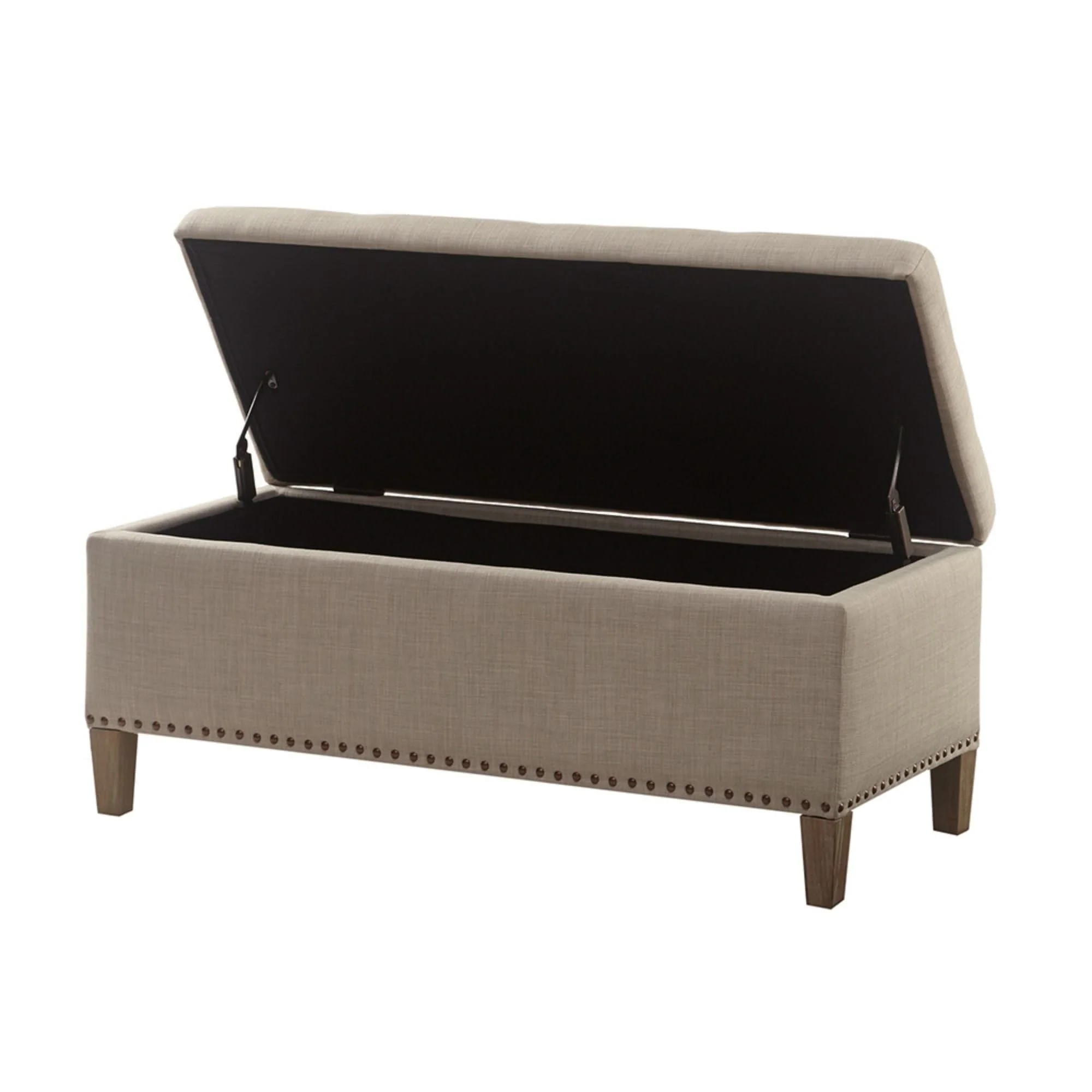 Modern Tufted Top Soft Close Storage Bench - Image 4