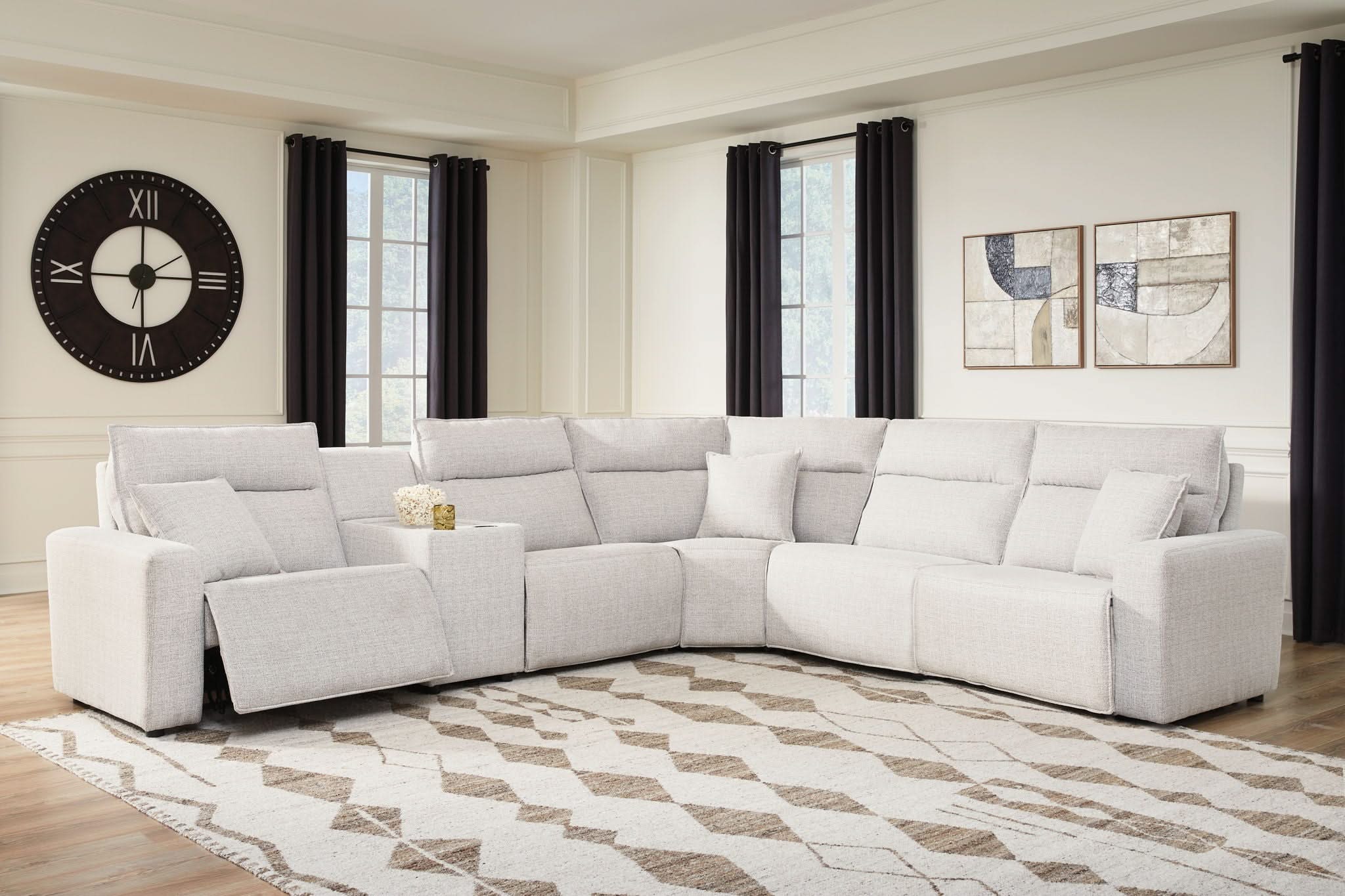 Modmax II - Reclining Sectional - Stone - Image 11