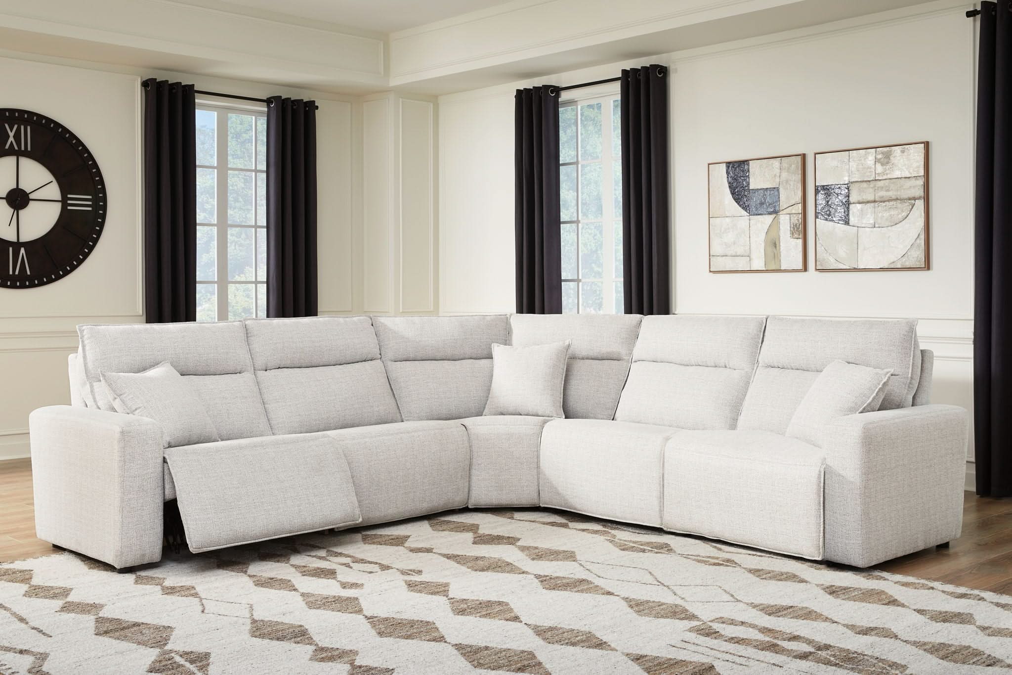 Modmax II - Reclining Sectional - Stone - Image 12
