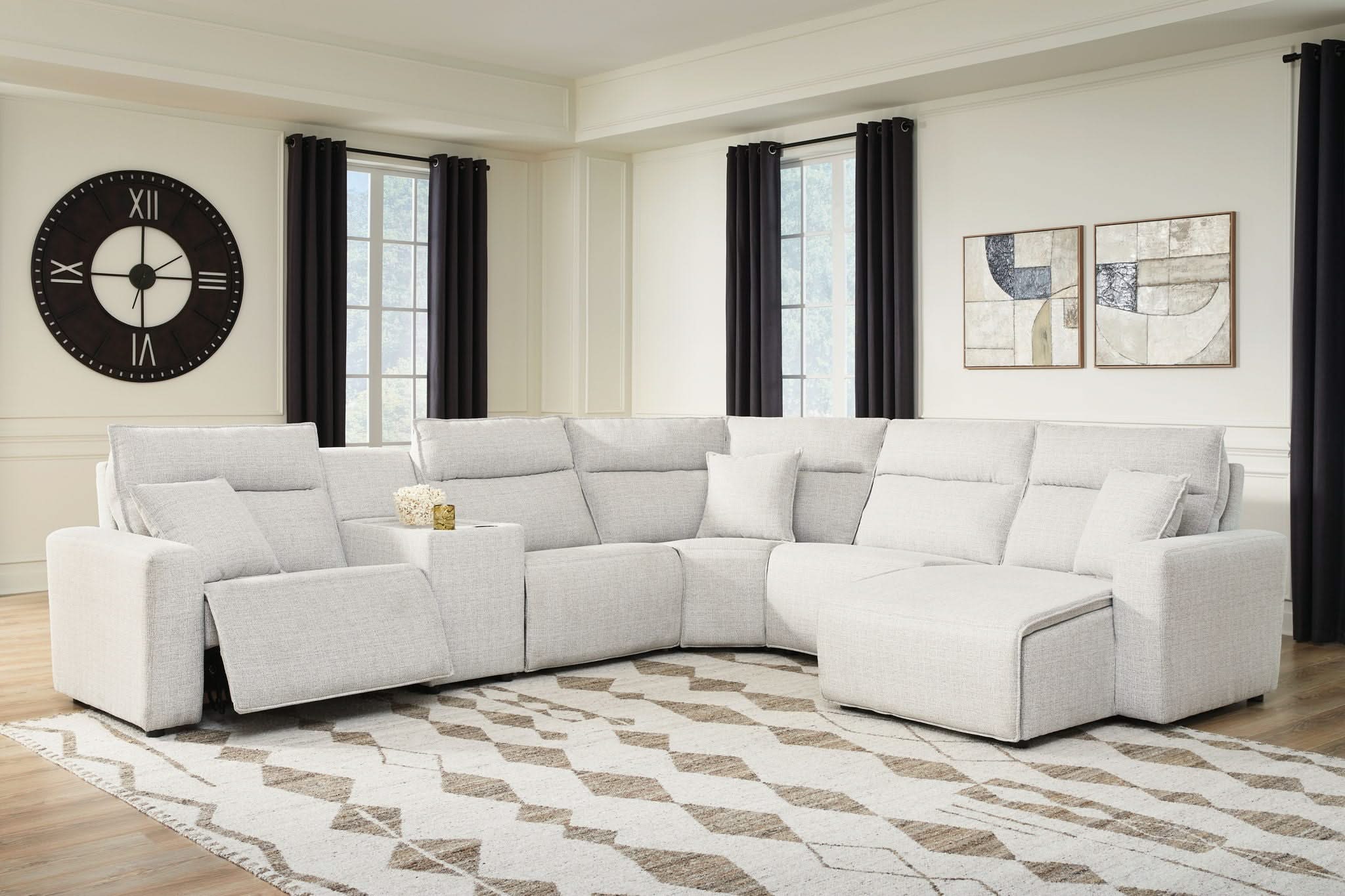 Modmax II - Reclining Sectional - Stone - Image 13
