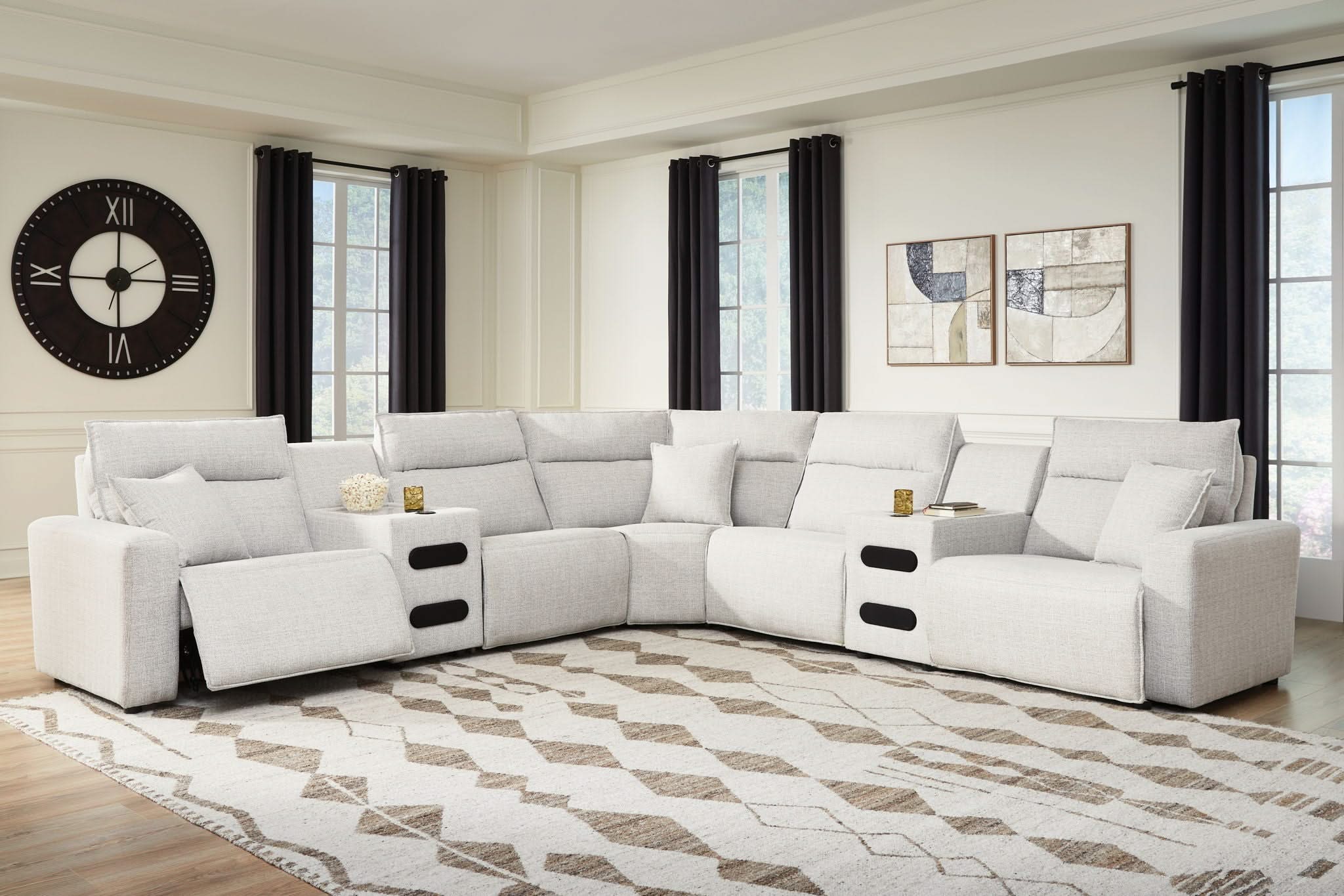 Modmax II - Reclining Sectional - Stone - Image 18