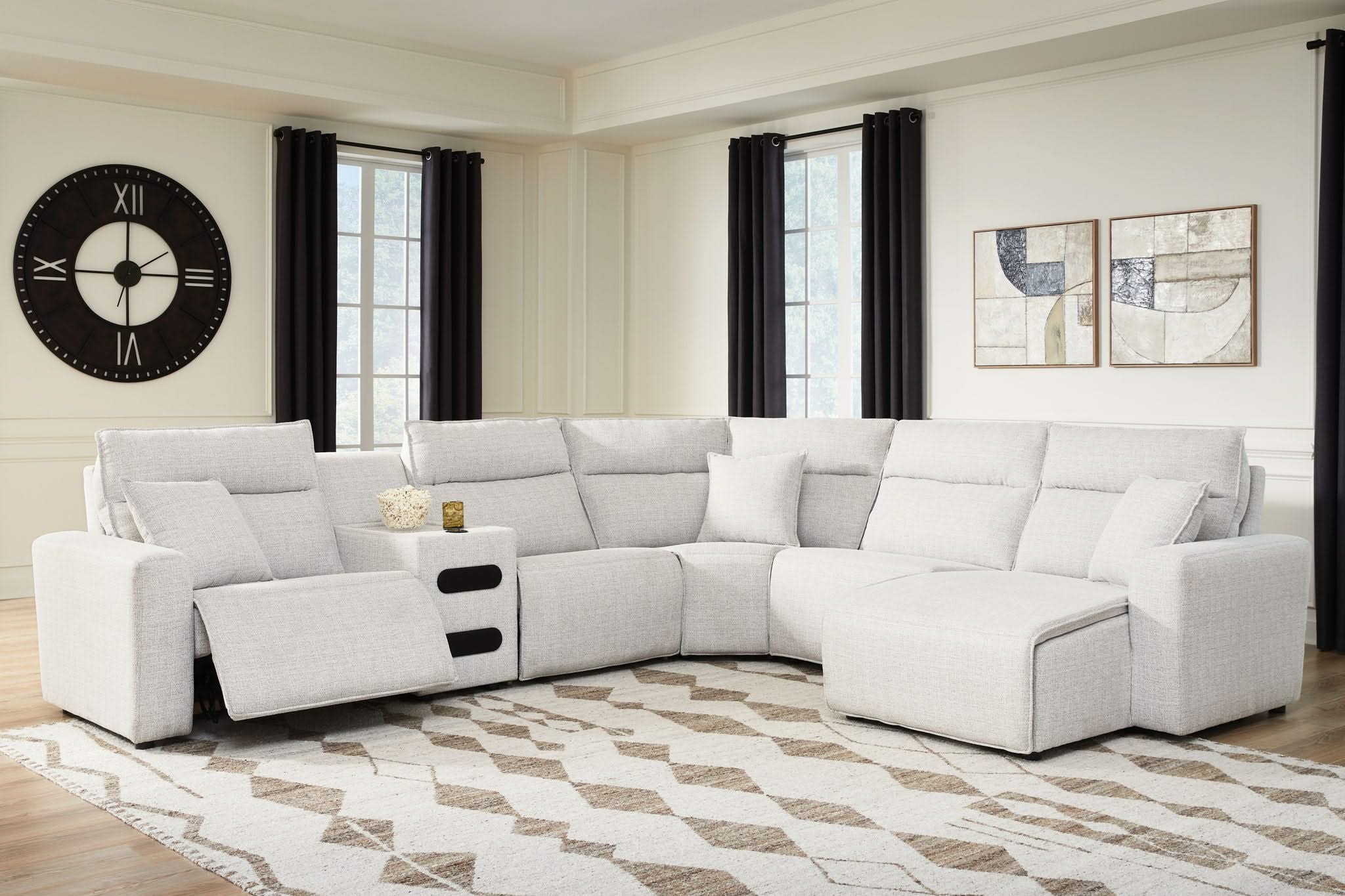 Modmax II - Reclining Sectional - Stone - Image 19