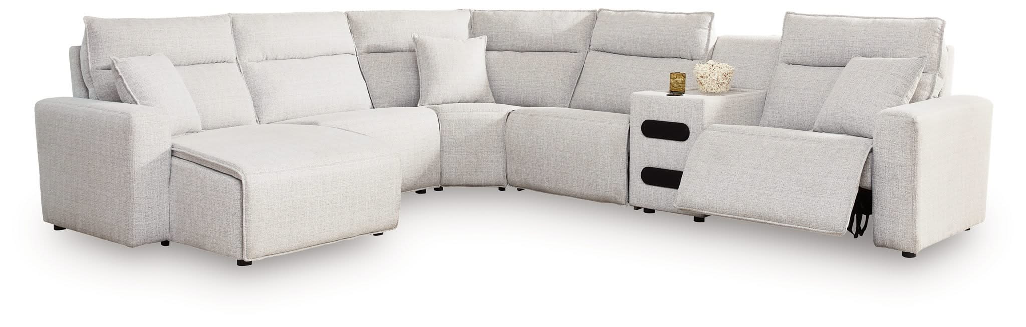 Modmax II - Reclining Sectional - Stone - Image 2