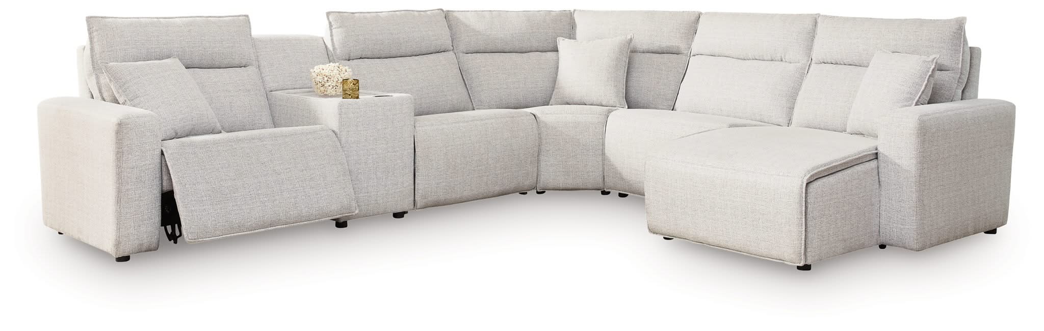 Modmax II - Reclining Sectional - Stone - Image 3