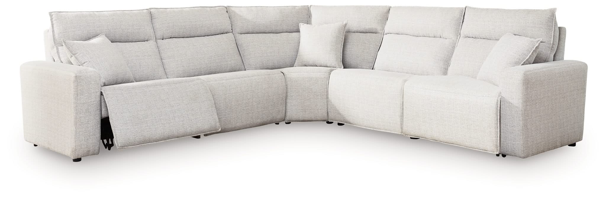 Modmax II - Reclining Sectional - Stone - Image 7