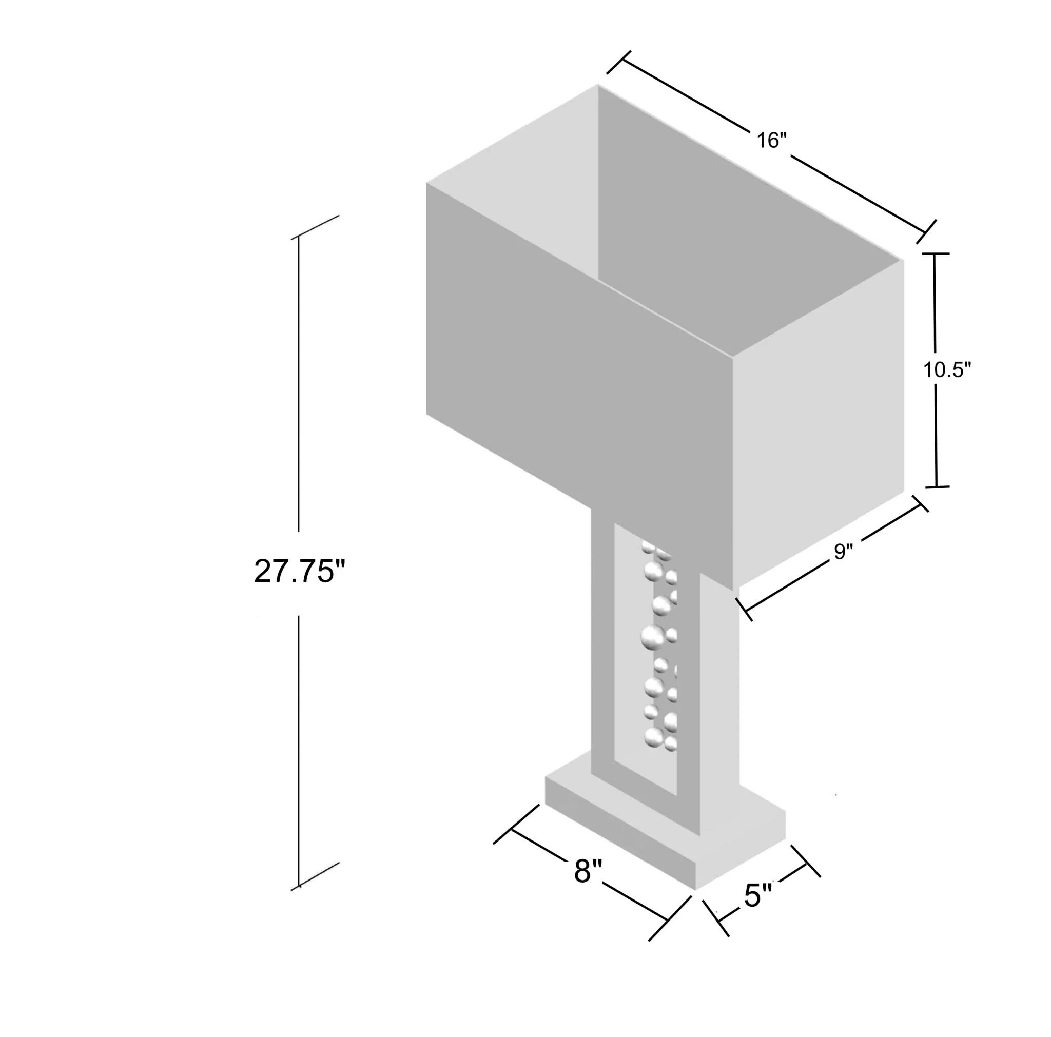 Monica - Table Lamp - Chrome - Image 4