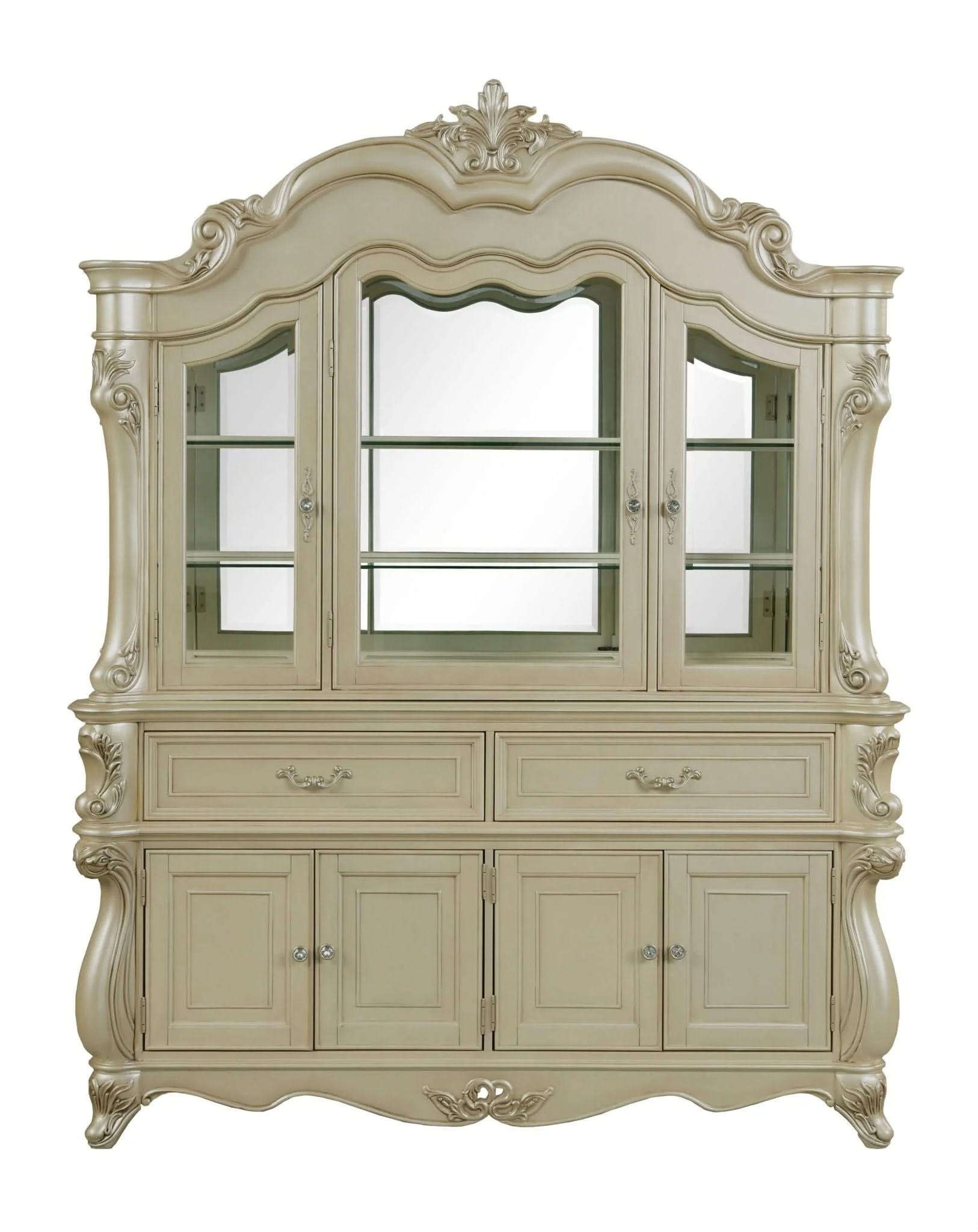 Monique - China Hutch - Champagne - Image 4