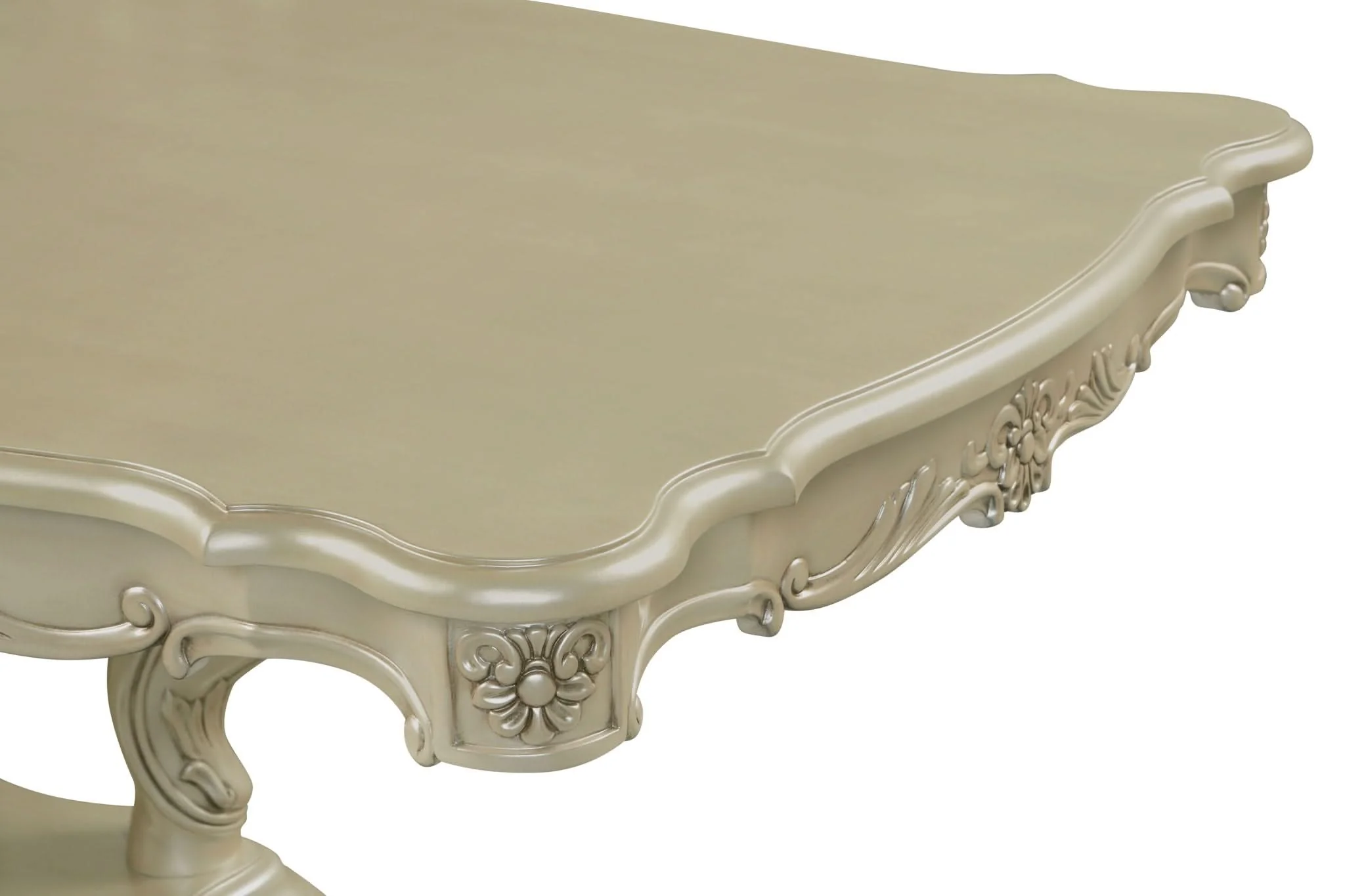 Monique - Dining Table Top & Base - Pearl Silver - Image 2