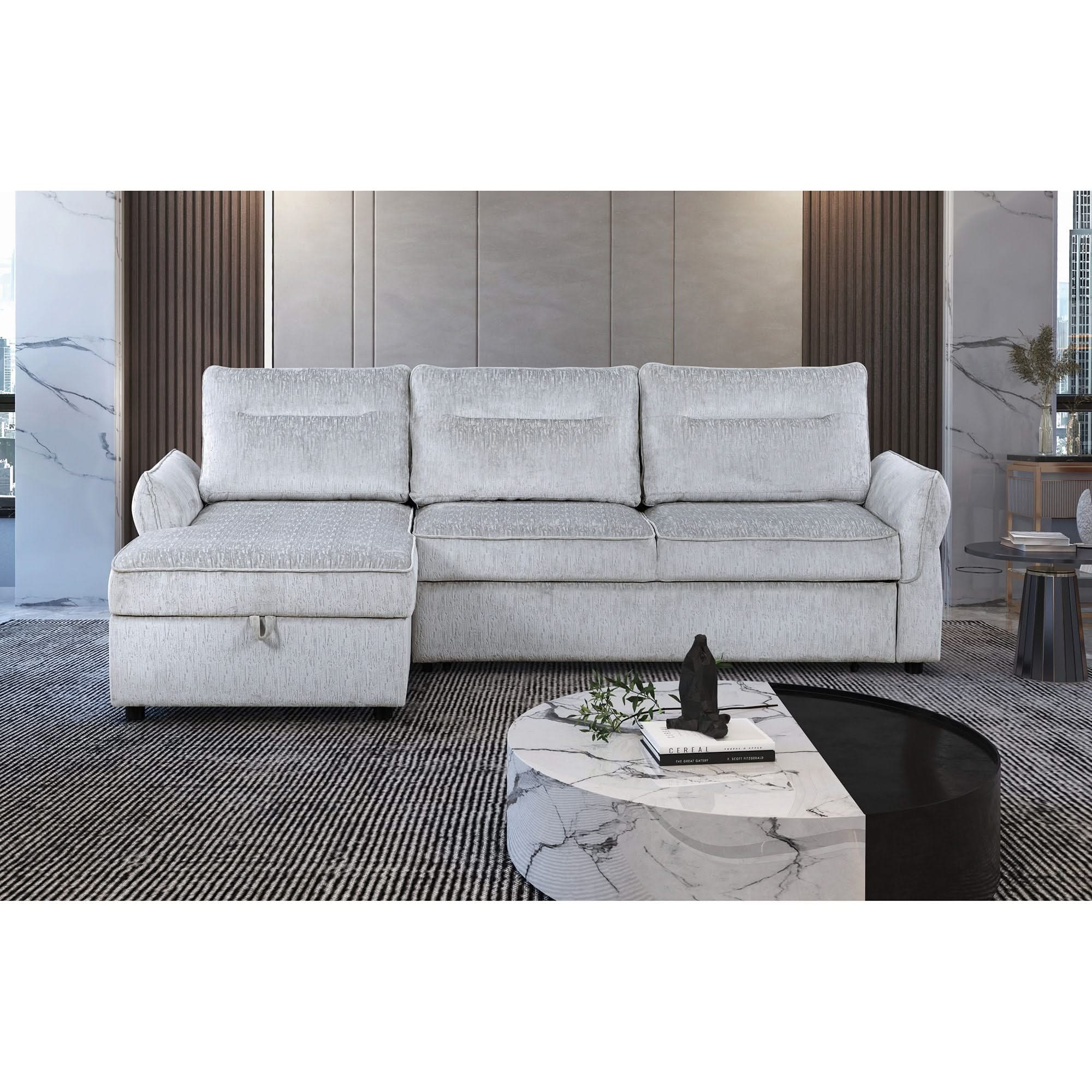 Montana - Sofabed With Storage - Gray - Image 3