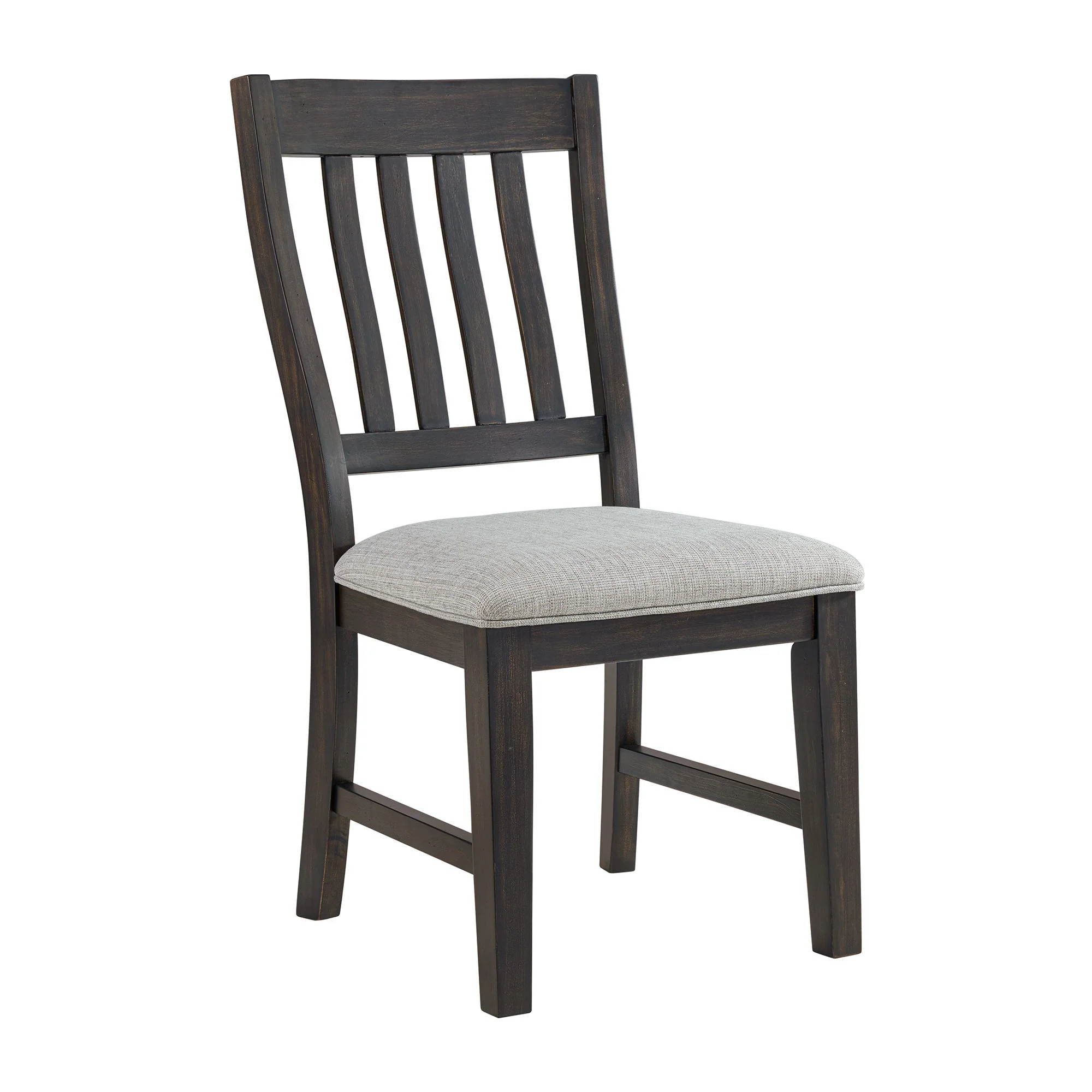 Montrose - Fabric Dining Side Chair (Set of 2) - Espresso / Light Gray - Image 2