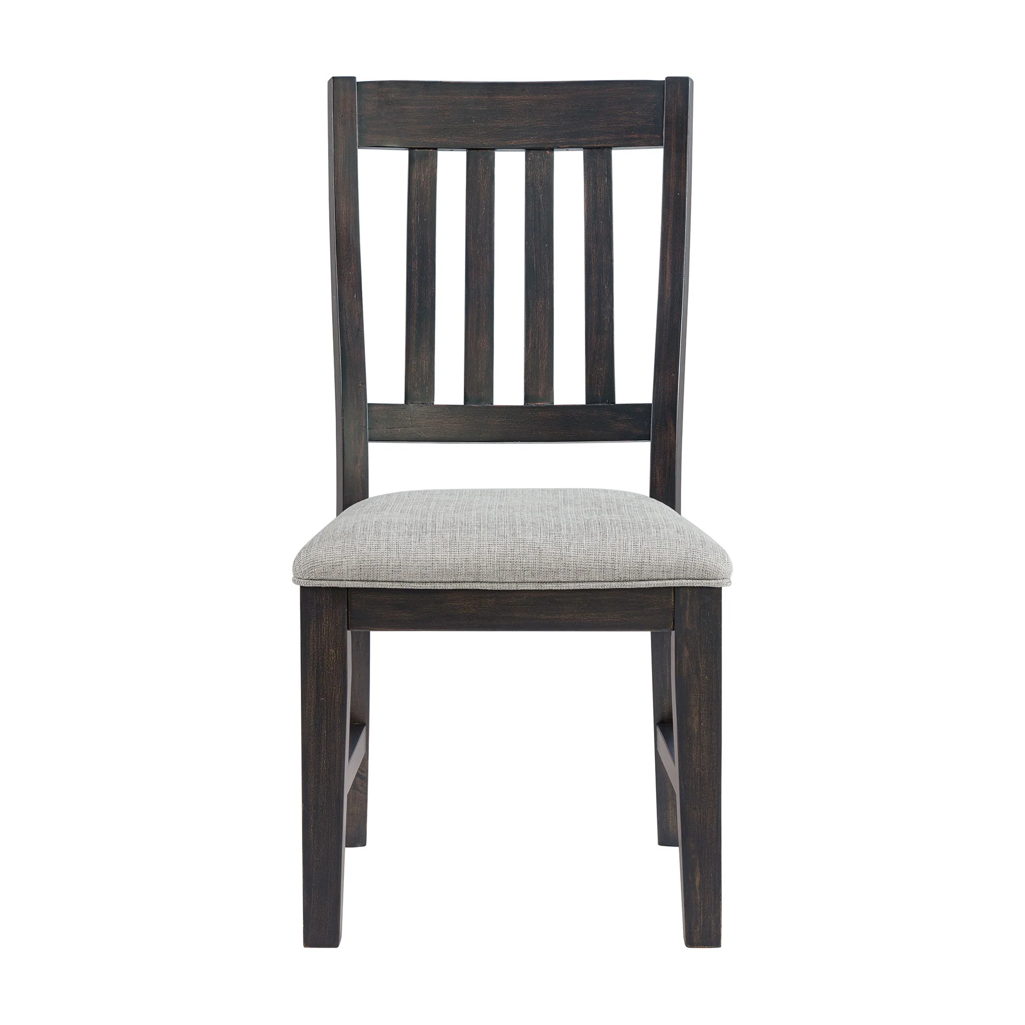 Montrose - Fabric Dining Side Chair (Set of 2) - Espresso / Light Gray - Image 4