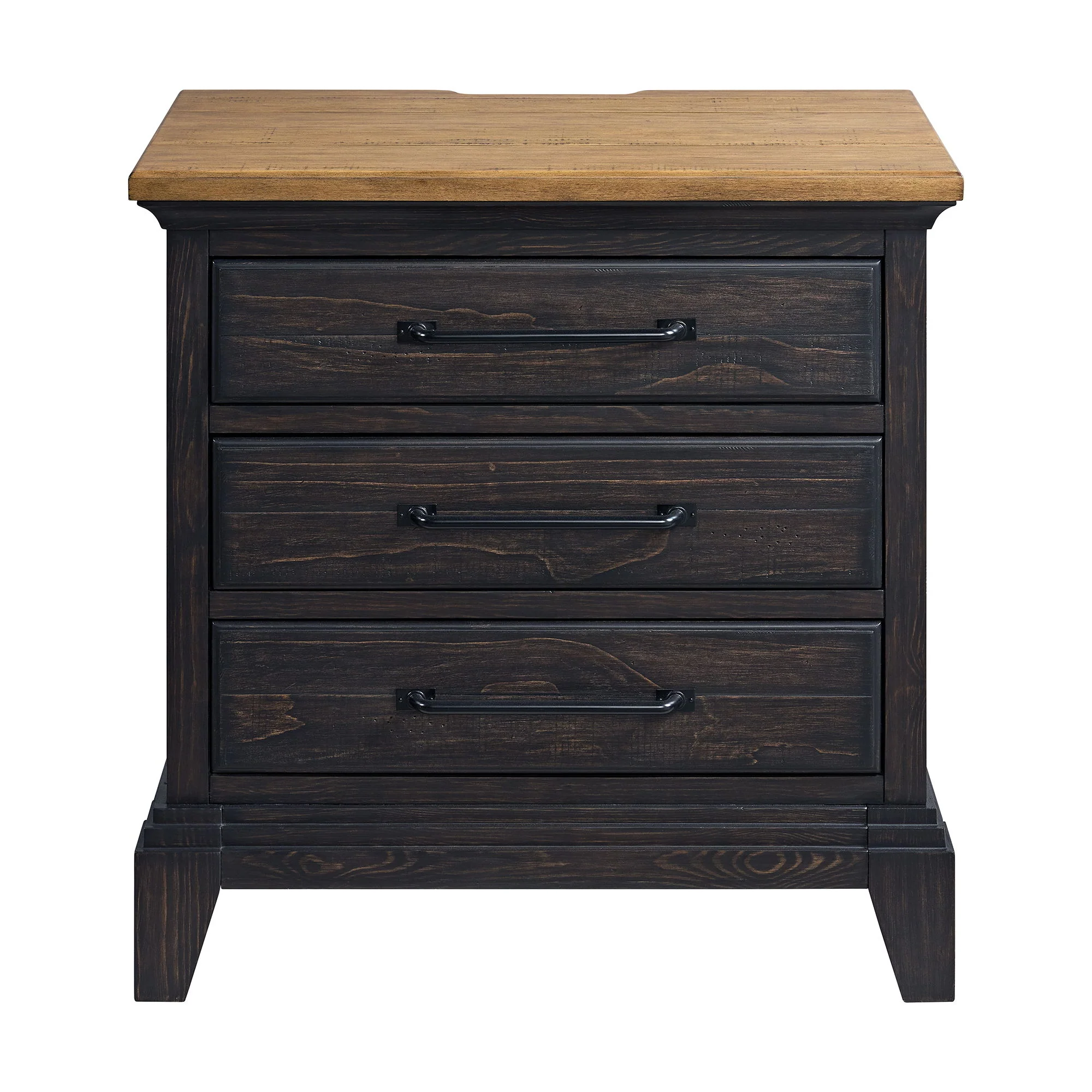 Montrose - Nightstand With Charger & Sensor Light - Espresso & Brown - Image 4