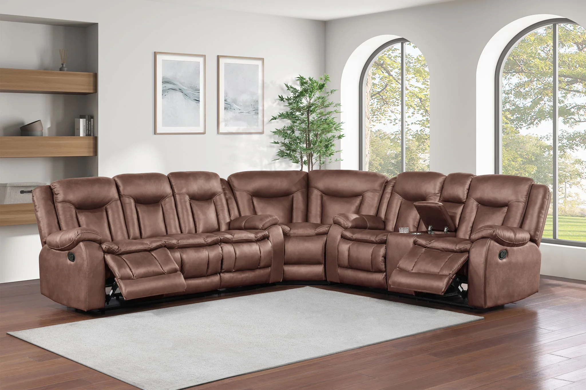 Morello - 3 Piece Manual Sofa/Loveseat/Wedge - Image 11