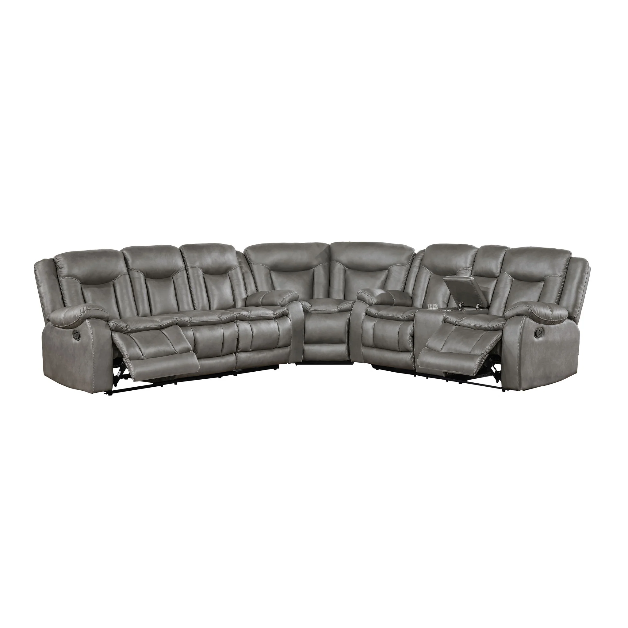 Morello - 3 Piece Manual Sofa/Loveseat/Wedge - Image 6