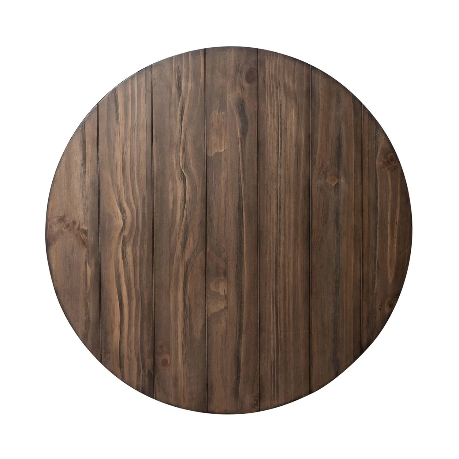 Morgan Creek - Round Cocktail Table - Antique White / Wirebrushed Tobacco Accents - Image 3