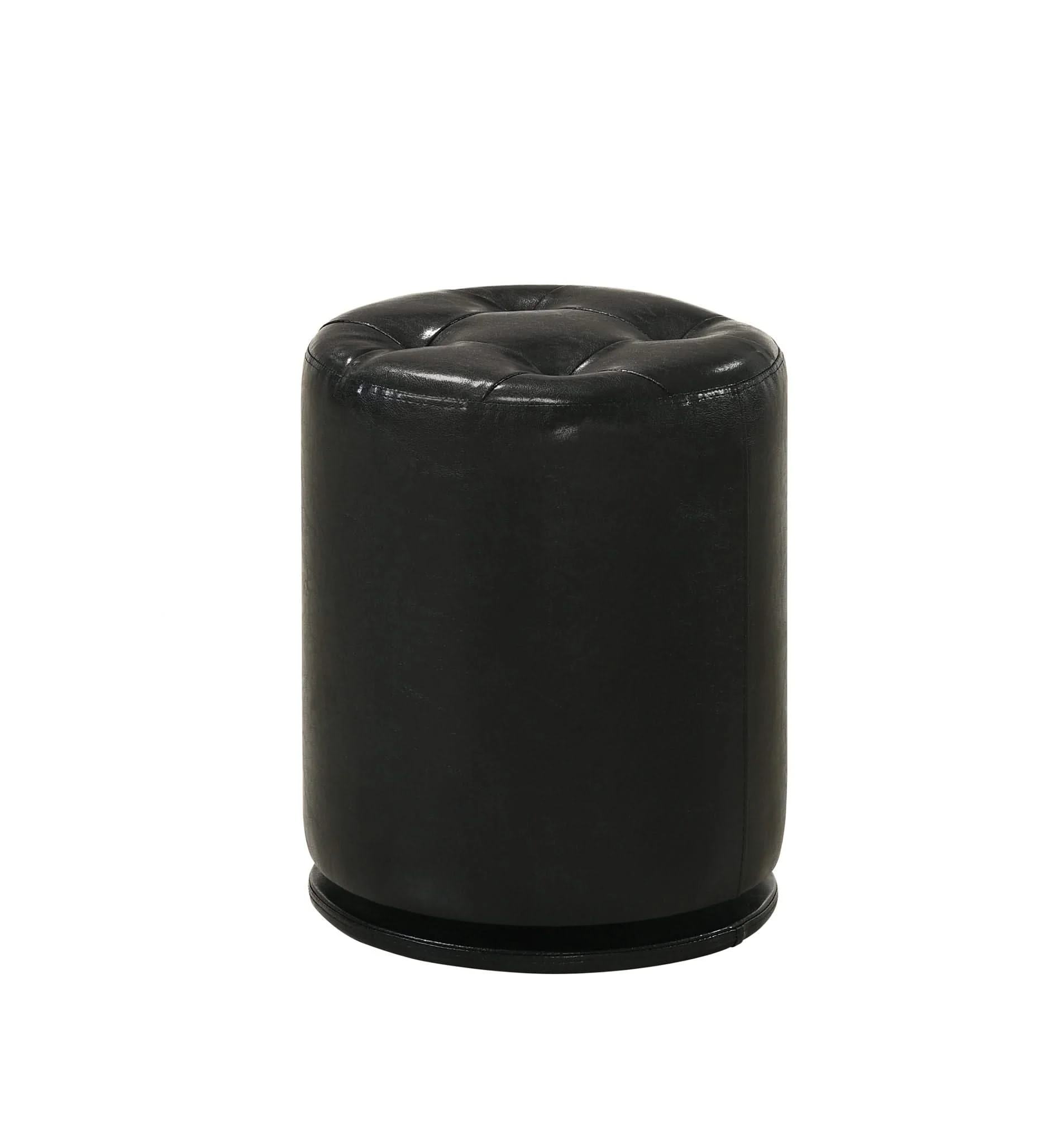 Morgan - Round Swivel Stool - Black - Image 4