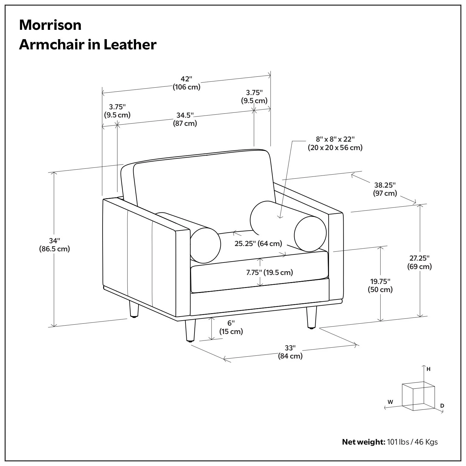 Morrison - Wide Arm Chair - Image 13