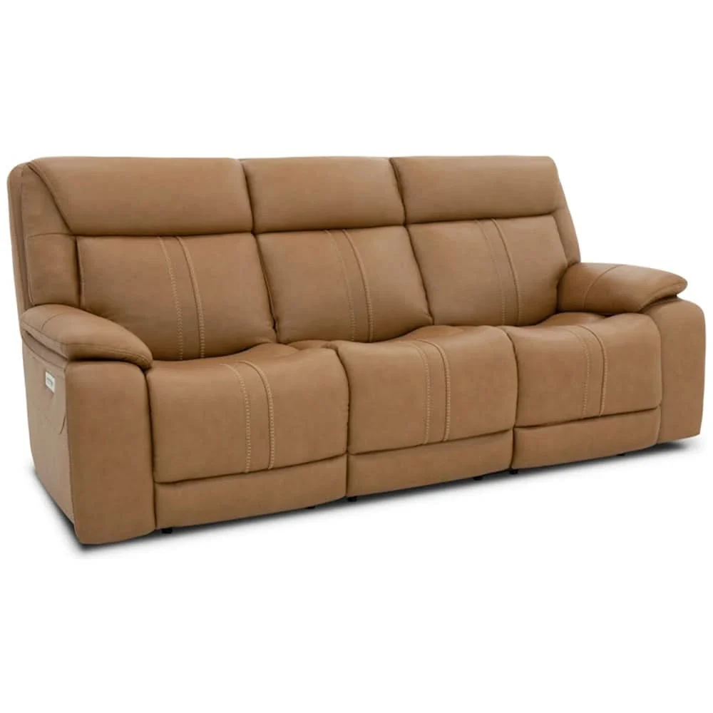 Moto Motion Kona Butternut Triple Power Reclining Living Room Set with Immersive Sound, Heat and Massage - Image 5